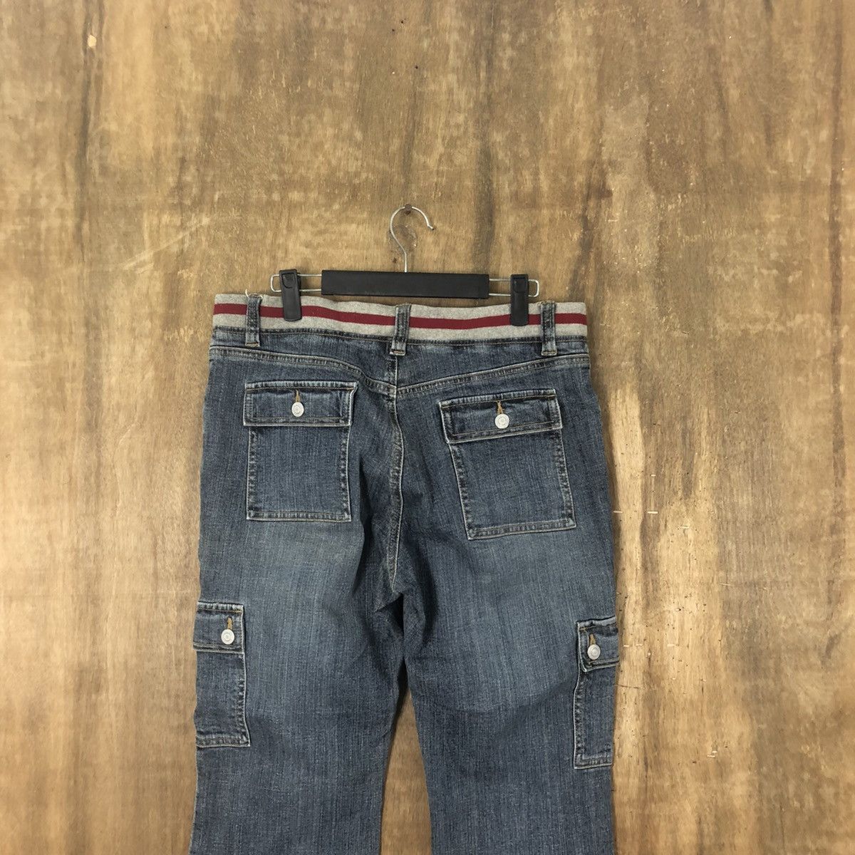 Japanese Brand Ftop Blue Denim Jeans Multipocket pants #6273 Size 30" / US 8 / IT 44 - 9 Thumbnail