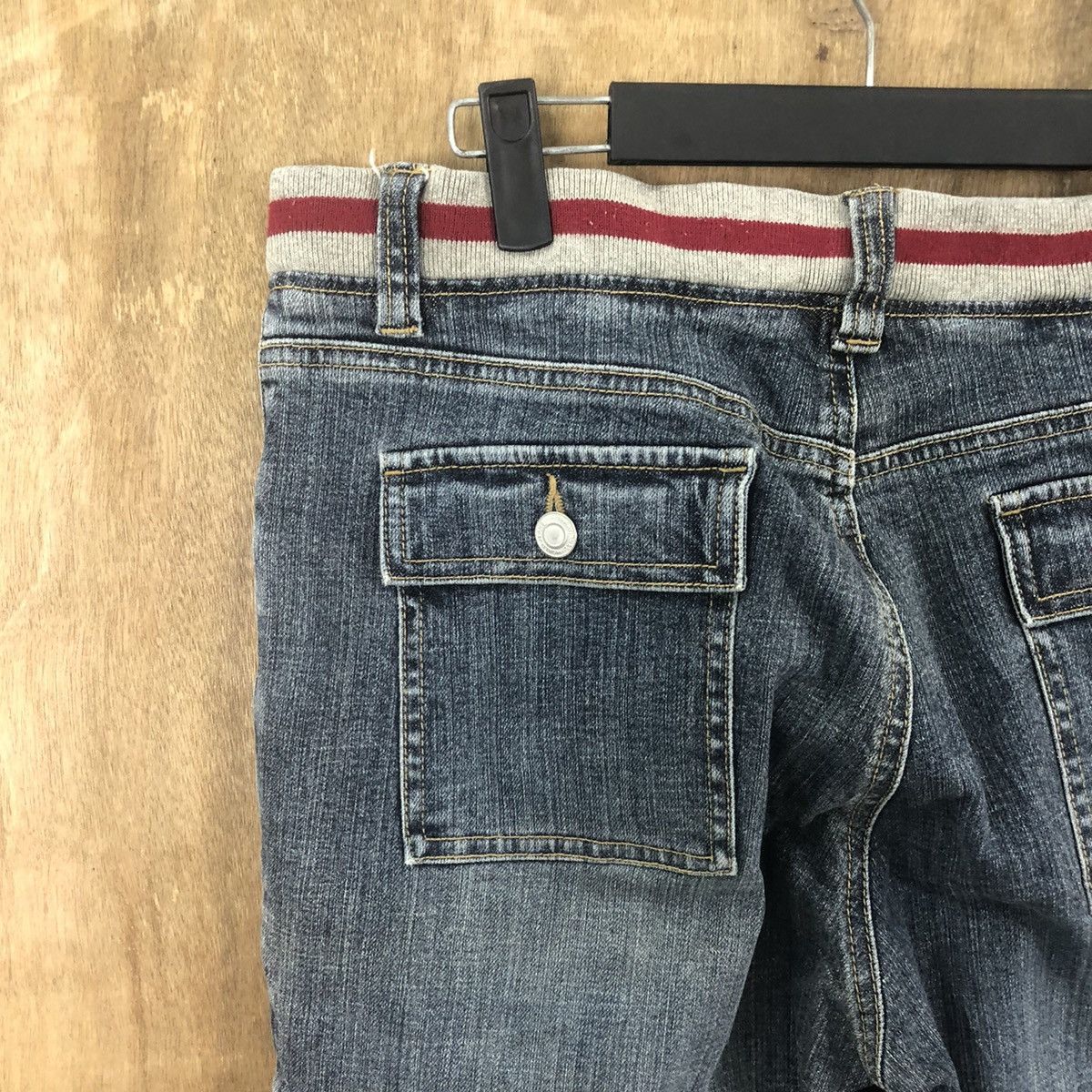 Japanese Brand Ftop Blue Denim Jeans Multipocket pants #6273 Size 30" / US 8 / IT 44 - 11 Thumbnail