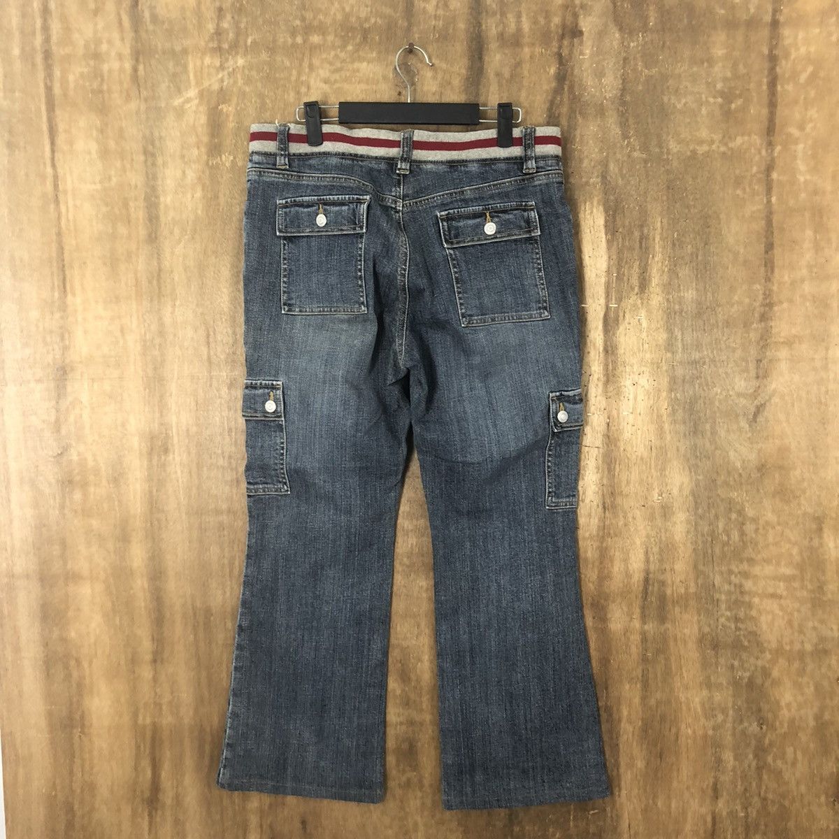 Japanese Brand Ftop Blue Denim Jeans Multipocket pants #6273 Size 30" / US 8 / IT 44 - 8 Thumbnail