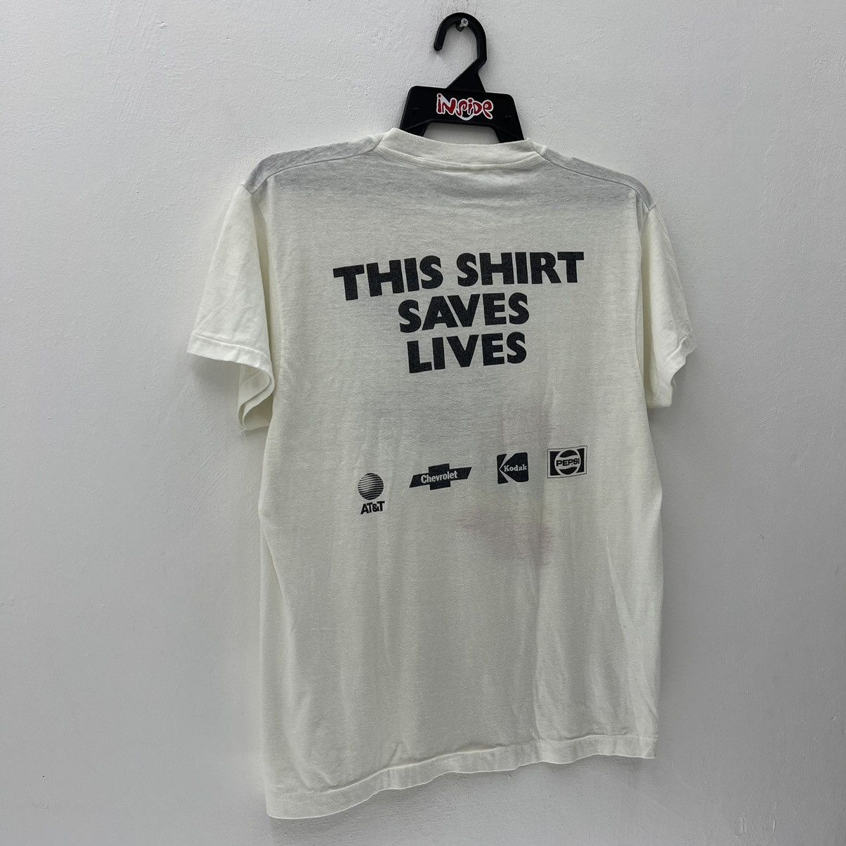 Band Tees × Vintage Vintage Live Aid Foundation This Shirt Saves Live Size US L / EU 52-54 / 3 - 7 Thumbnail