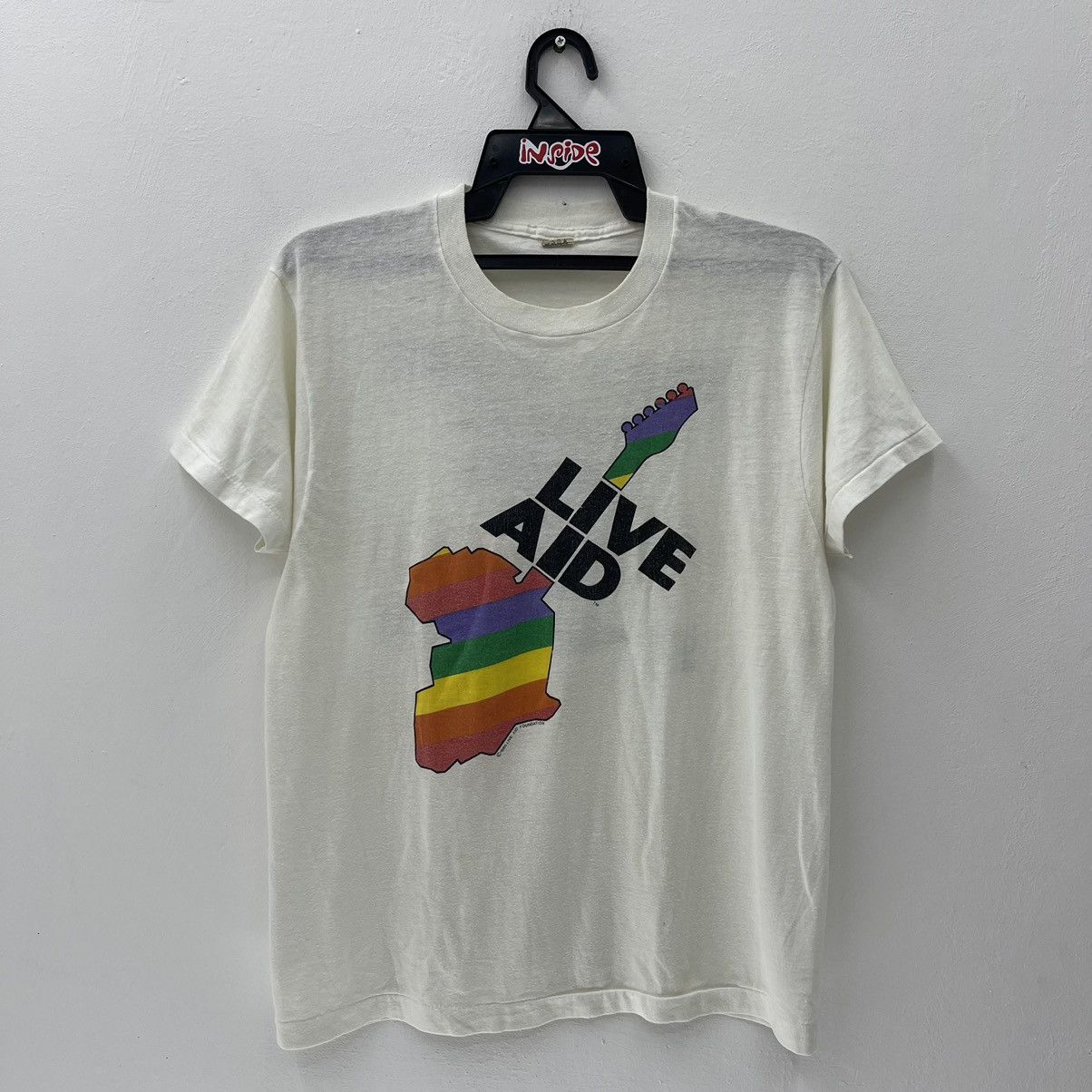 Band Tees × Vintage Vintage Live Aid Foundation This Shirt Saves Live Size US L / EU 52-54 / 3 - 1 Thumbnail