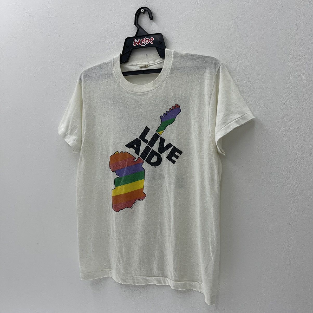 Band Tees × Vintage Vintage Live Aid Foundation This Shirt Saves Live Size US L / EU 52-54 / 3 - 6 Thumbnail