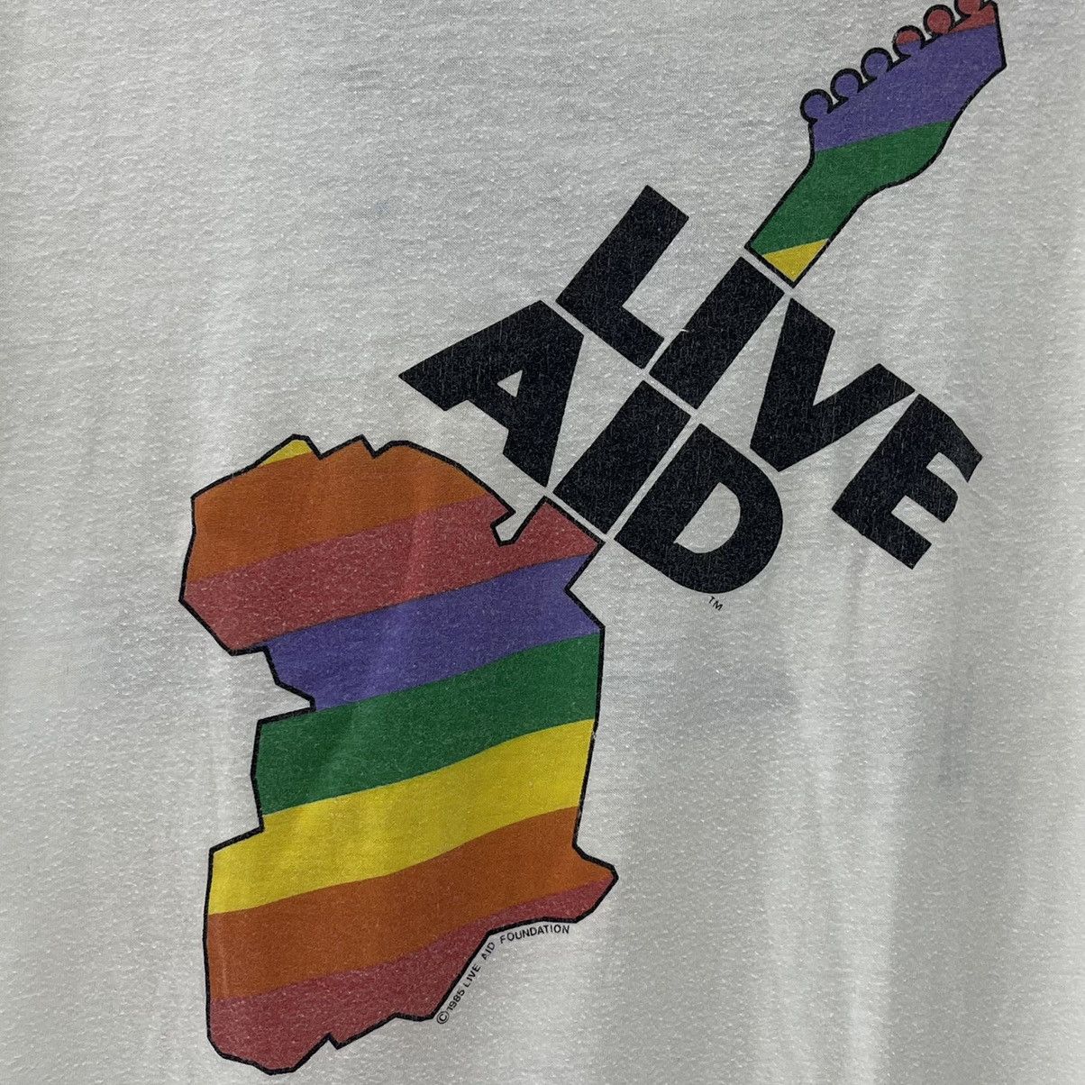 Band Tees × Vintage Vintage Live Aid Foundation This Shirt Saves Live Size US L / EU 52-54 / 3 - 3 Thumbnail