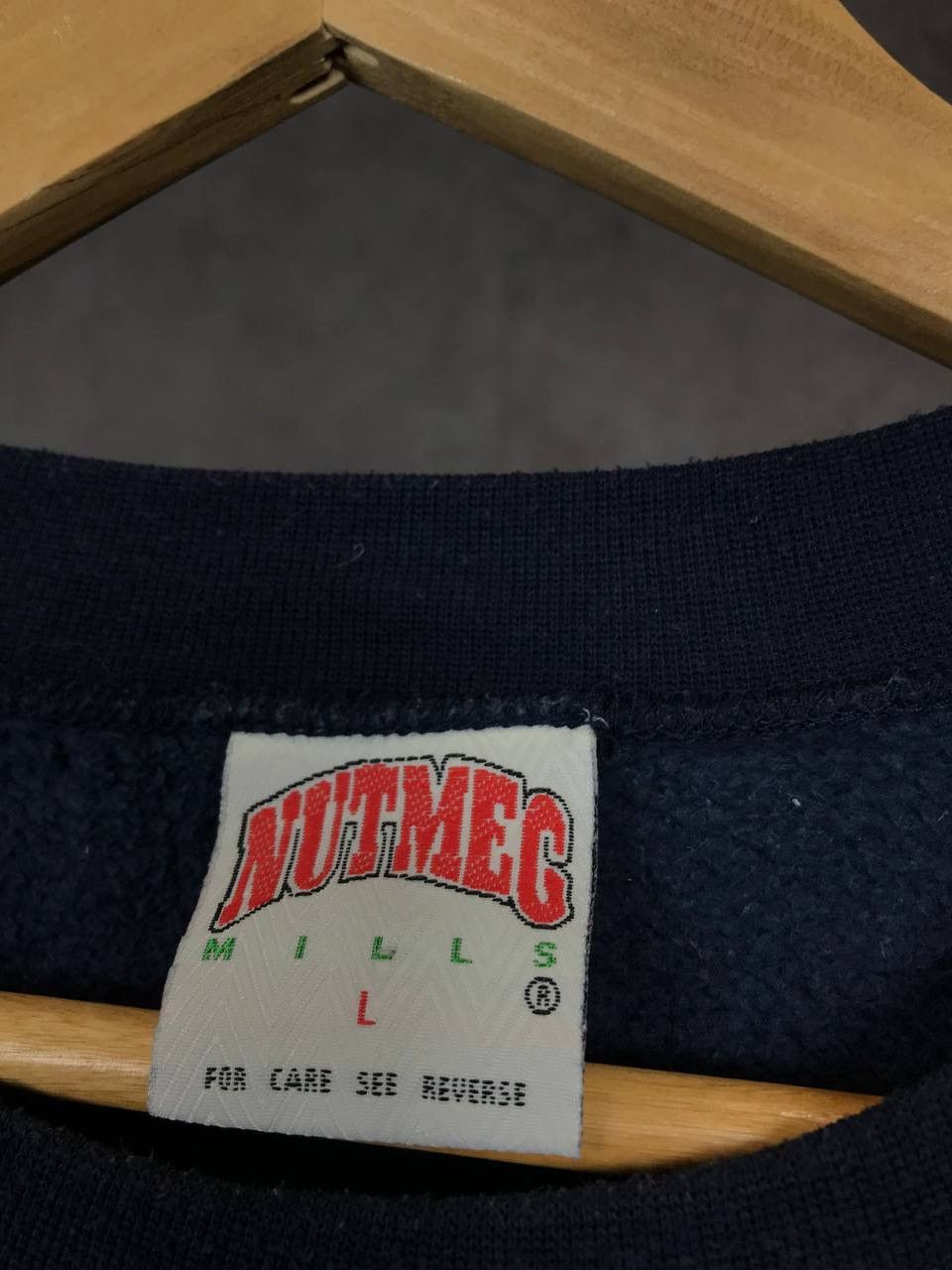 Nutmeg Dallas Cowboys 1995 Taz Warner Bros vintage sweatshirt Size US L / EU 52-54 / 3 - 3 Thumbnail