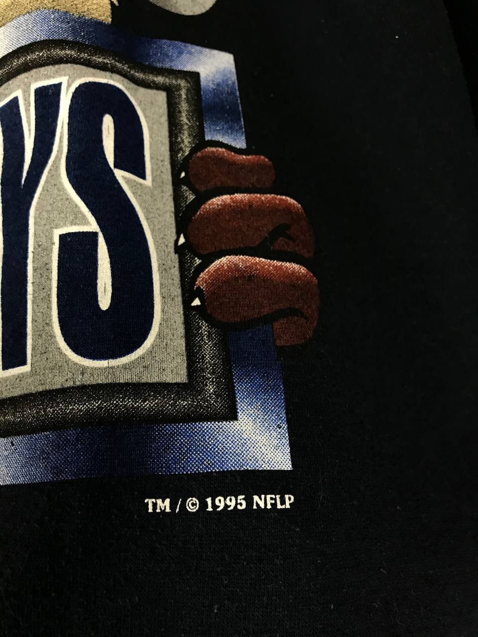 Nutmeg Dallas Cowboys 1995 Taz Warner Bros vintage sweatshirt Size US L / EU 52-54 / 3 - 4 Thumbnail