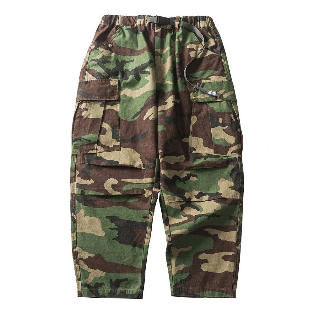baggy camo hiphop cargo pants