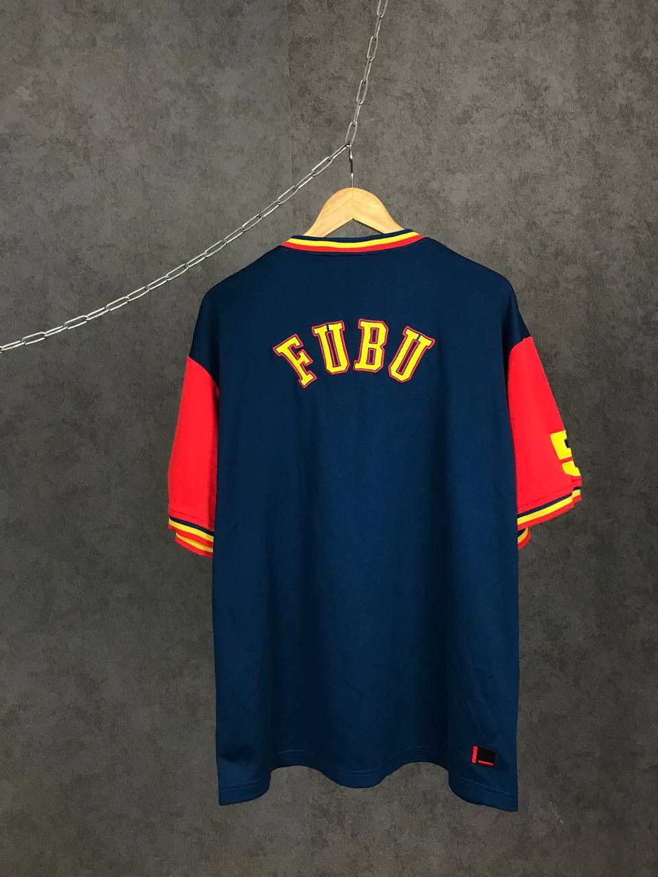 Fubu FUBU vintage AFL overprinted tee Size US M / EU 48-50 / 2 - 2 Thumbnail