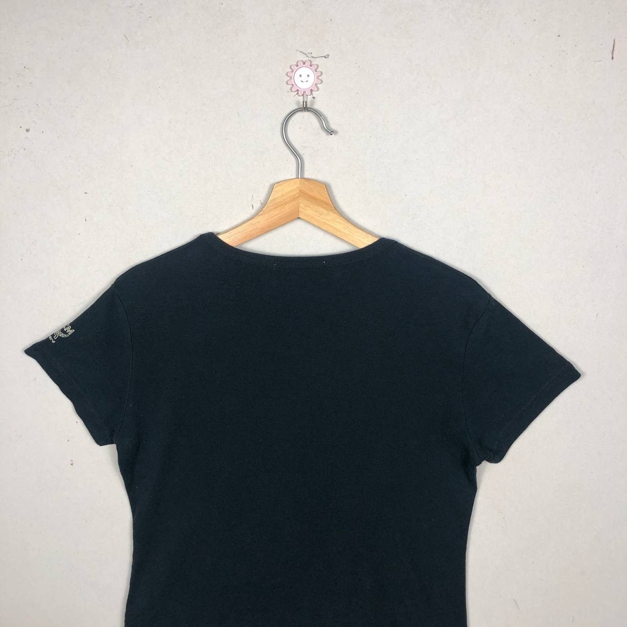 MCM Luxury MCM Double Pocket Punk Style Black Tee Shirt Size M / US 6-8 / IT 42-44 - 4 Thumbnail