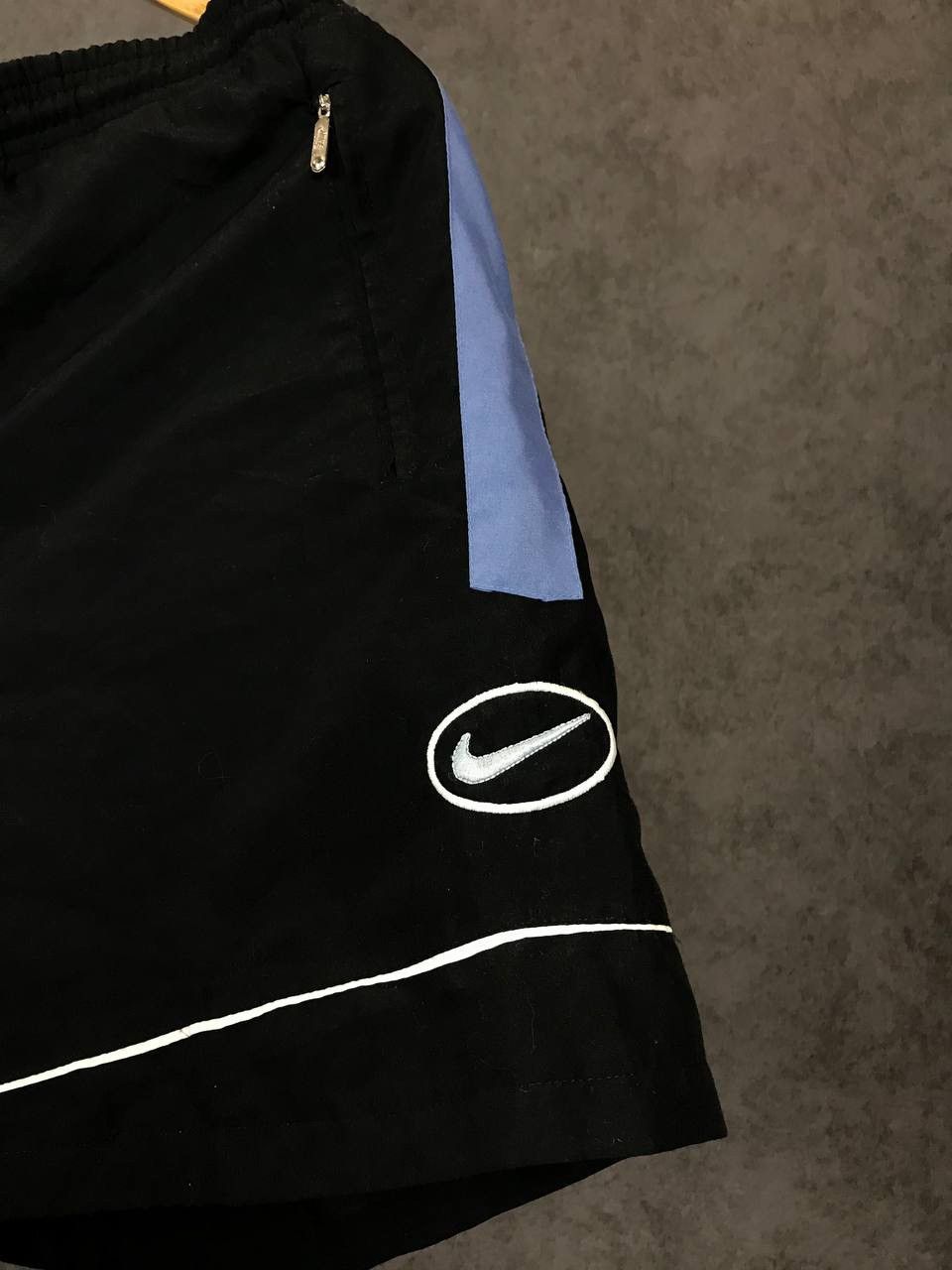 Vintage Nike swoosh streetwear vintage USA multilogo shorts Size US 36 / EU 52 - 2 Thumbnail