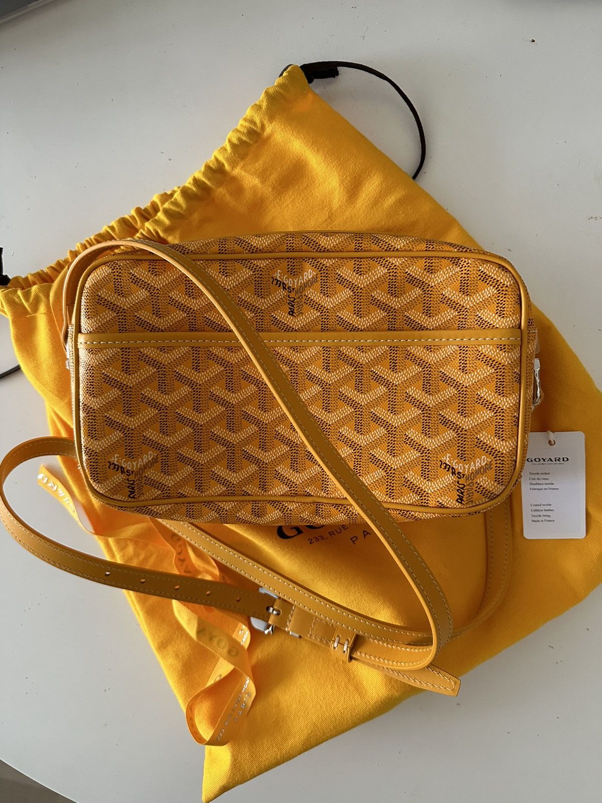 Goyard Cap-Vert PM Bag Yellow