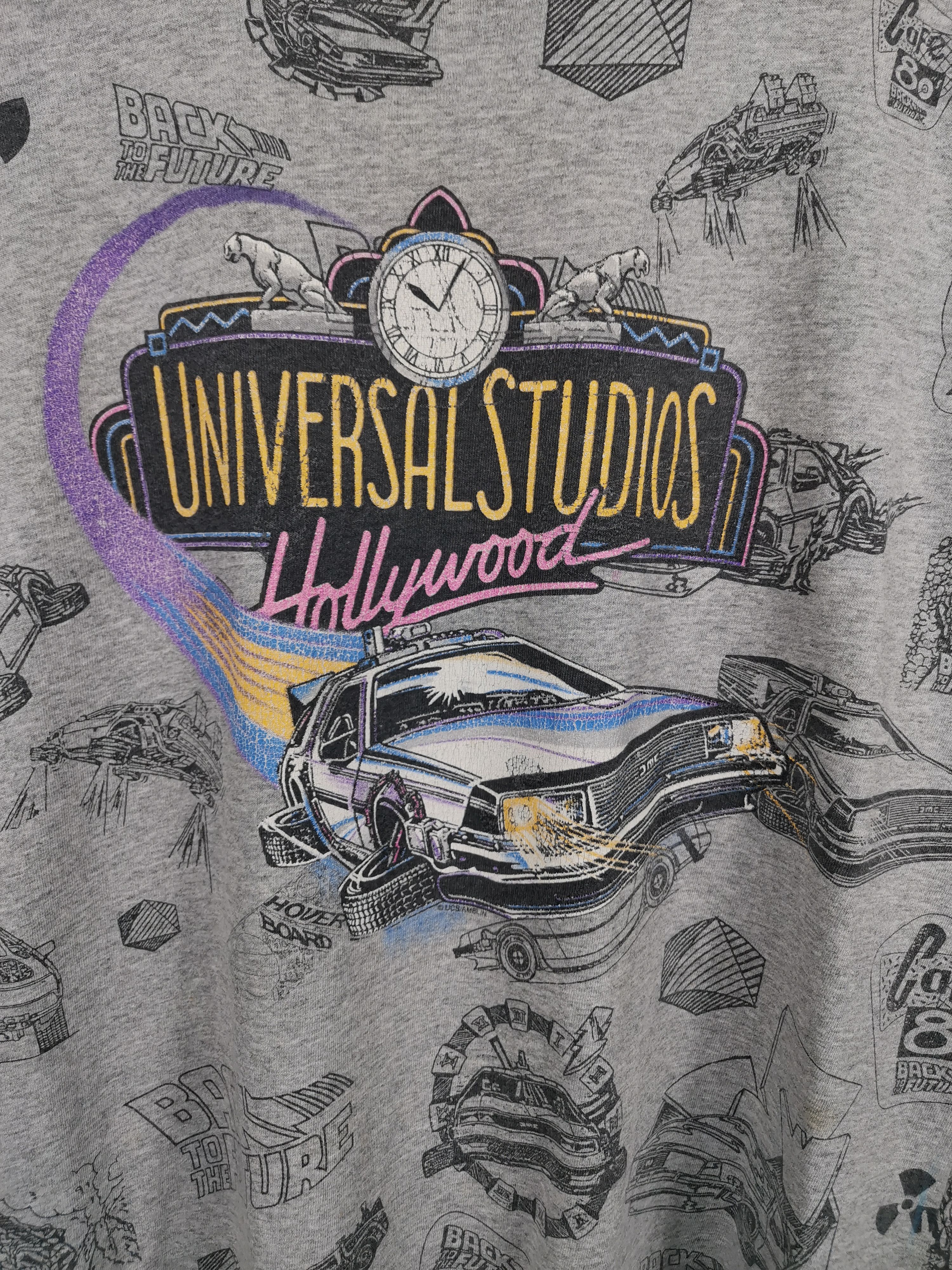 Vintage Vintage 90s Back To The Future Fullprint Shirt Made In Usa Size US L / EU 52-54 / 3 - 2 Thumbnail