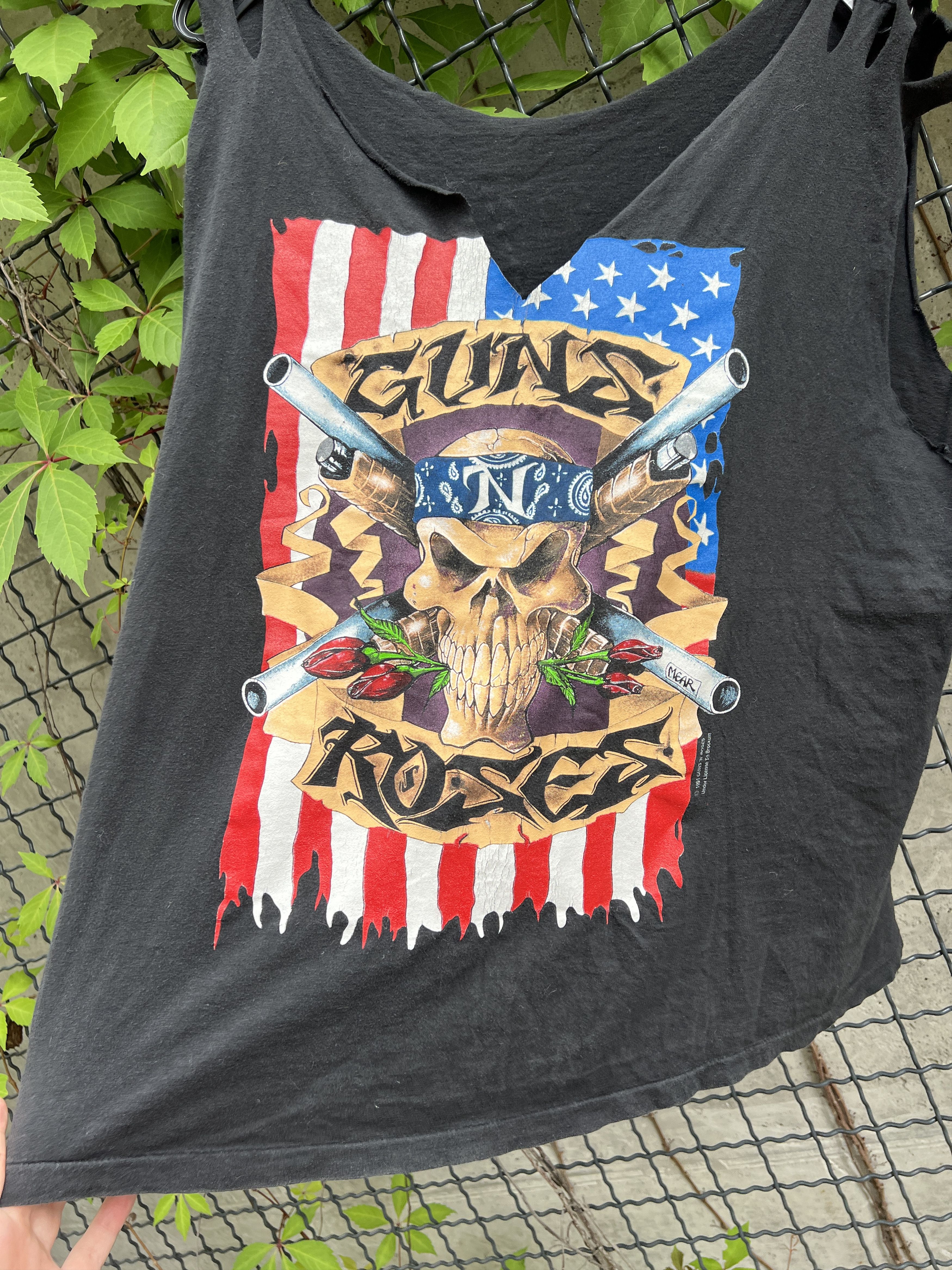 Band Tees Vintage 1991 Guns N Roses Rock Band Tank Top Shirt Size US XL / EU 56 / 4 - 8 Thumbnail
