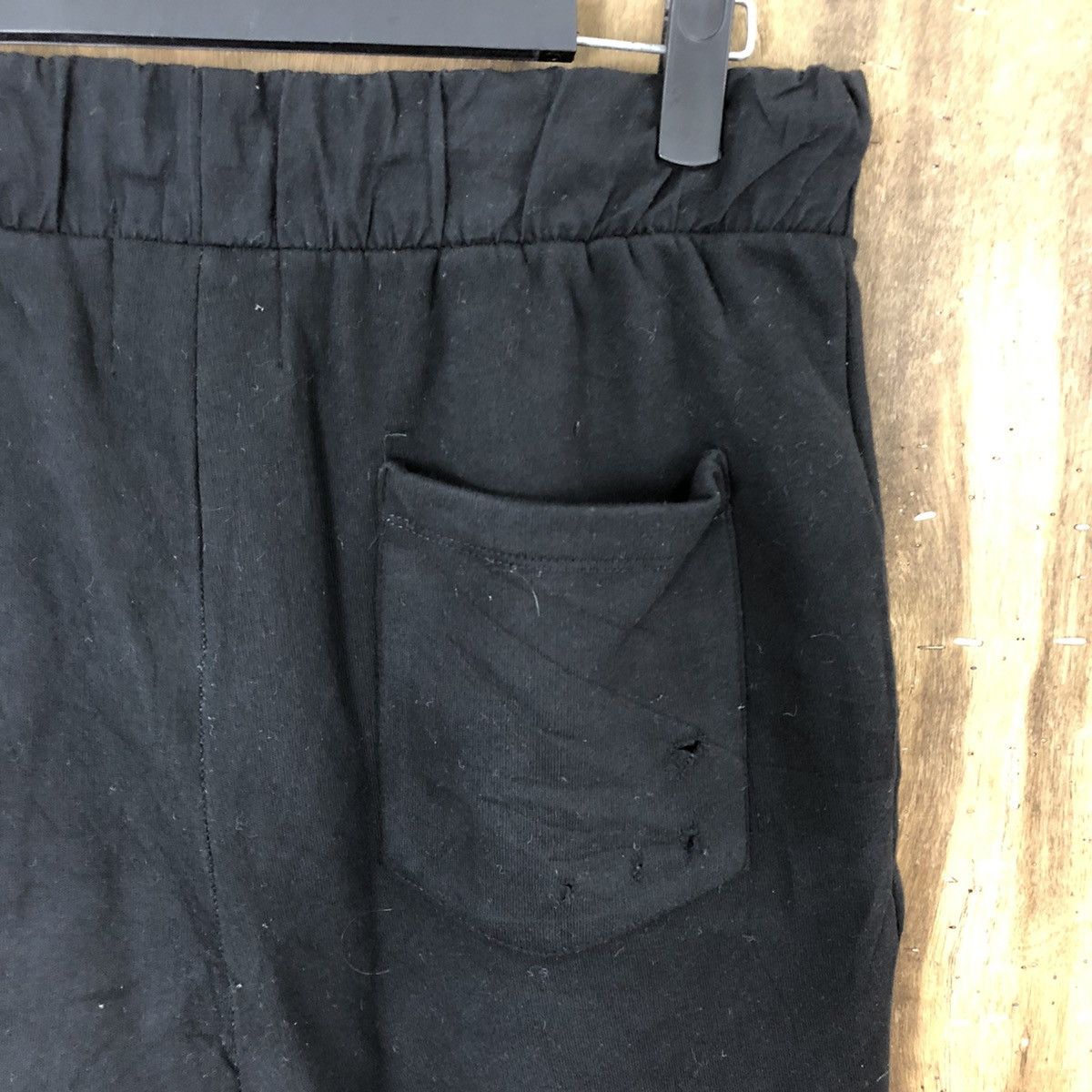 Bershka × Designer Bershka Black Distressed Joggers pants #6182 Size US 28 / EU 44 - 10 Thumbnail