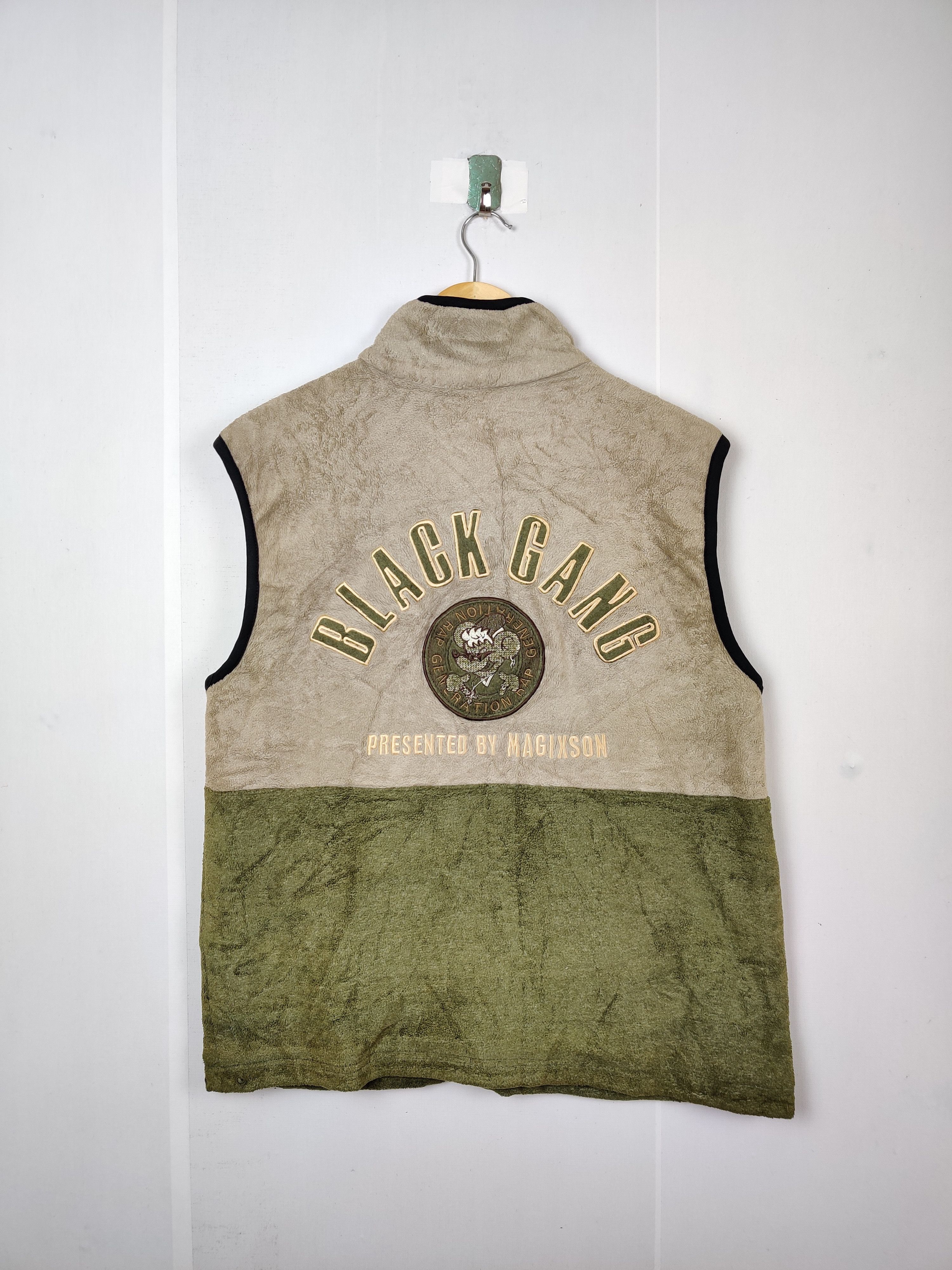 Japanese Brand Vintage Magixson Fleece Embroidery Logo Vest Size US M / EU 48-50 / 2 - 10 Thumbnail