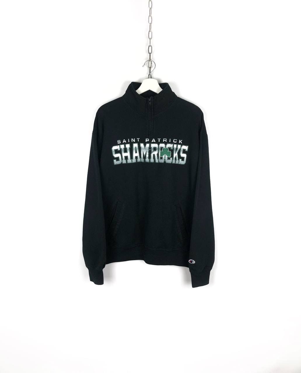 Champion CHAMPION 1/4 ZIP SWEATSHIRT SAINT PATRICK SHAMROCKS XL Size US XL / EU 56 / 4 - 1 Thumbnail