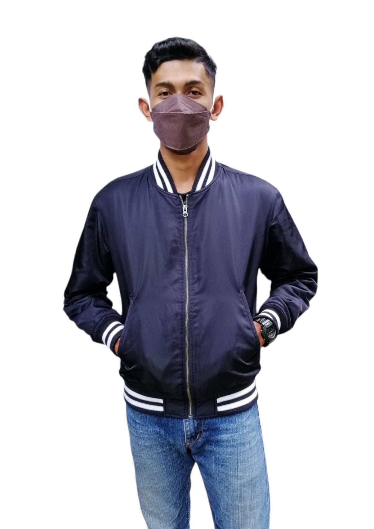 GU × Japanese Brand Streetwear Japanese GU Brand Bomber Jacket Size US S / EU 44-46 / 1 - 3 Thumbnail