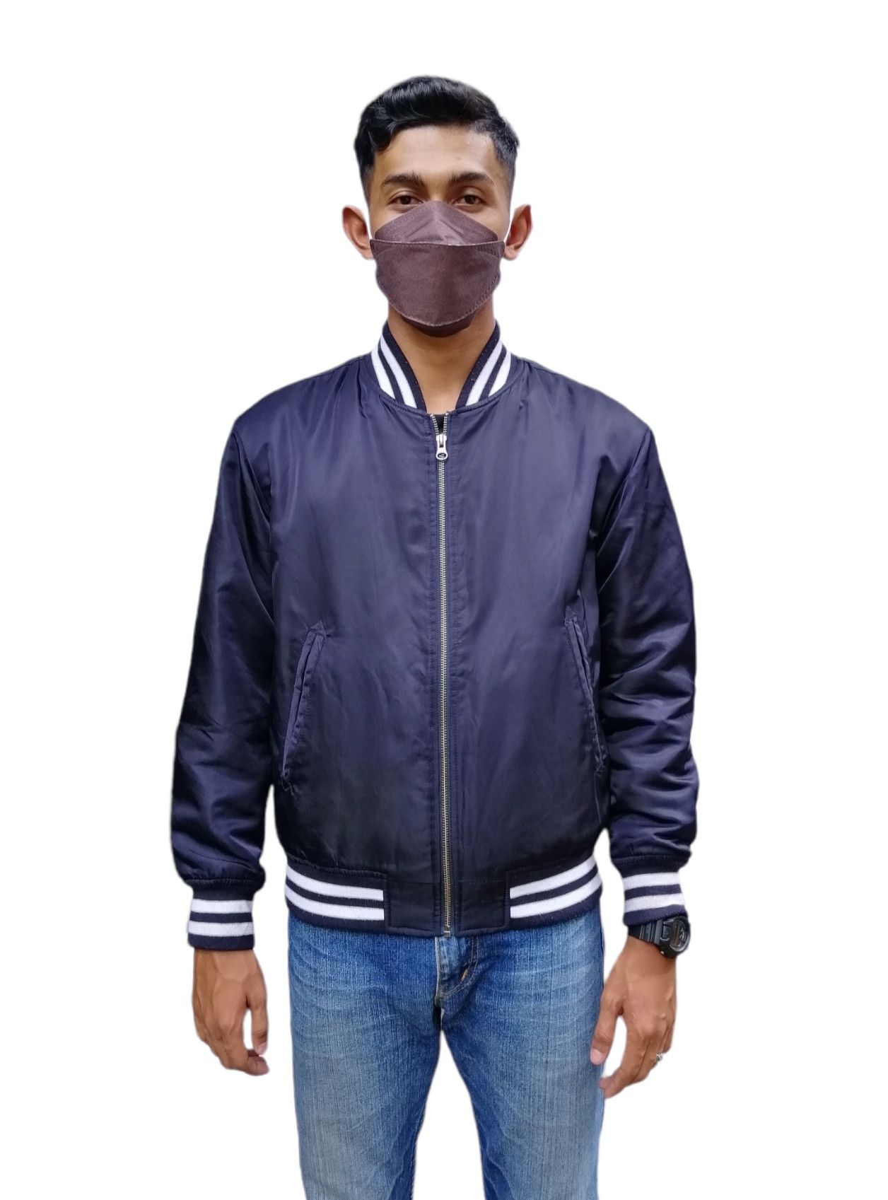 GU × Japanese Brand Streetwear Japanese GU Brand Bomber Jacket Size US S / EU 44-46 / 1 - 2 Thumbnail