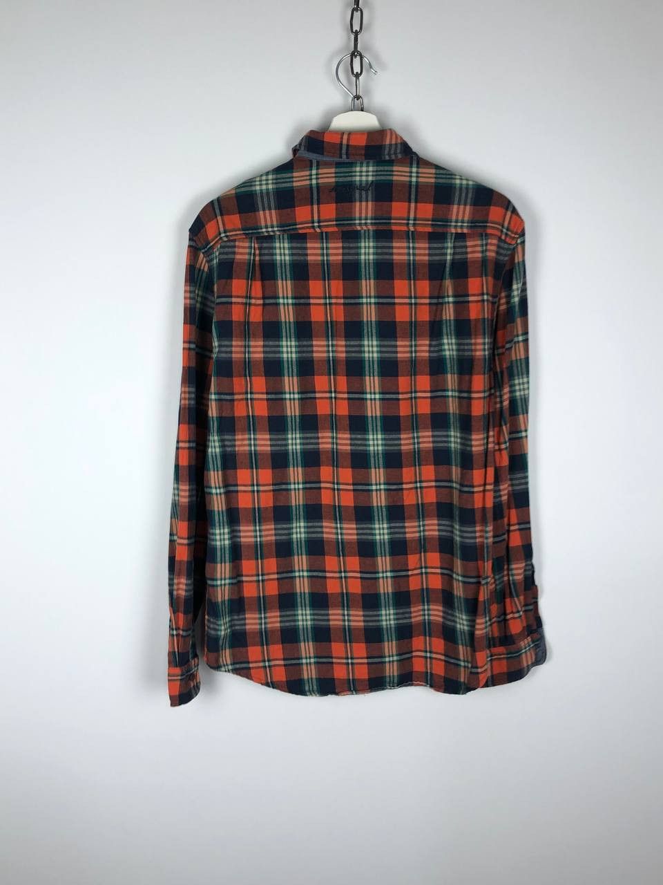Desigual DESIGUAL YES!! Shirt Check Button Up Orange size M Size US M / EU 48-50 / 2 - 7 Thumbnail