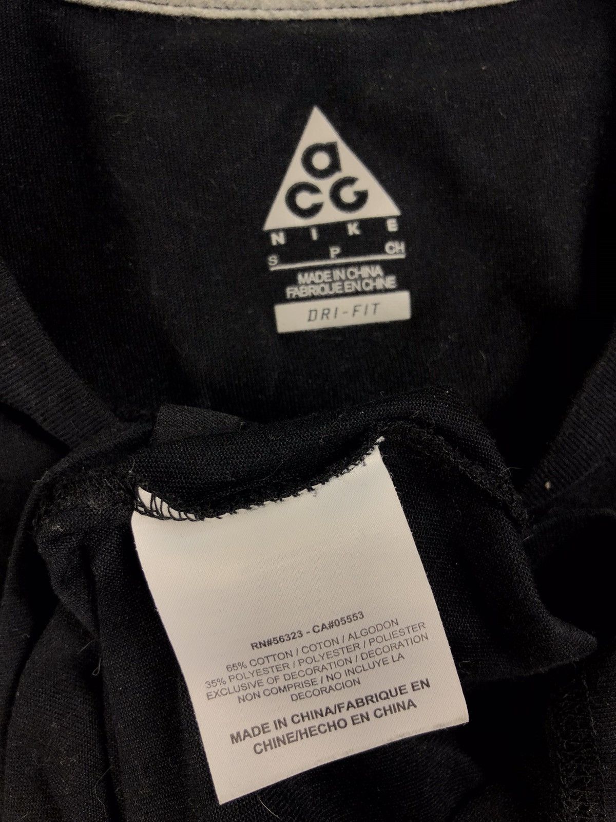 Nike Nike ACG Geometric ACG Logo T-Shirt size S Black Size US S / EU 44-46 / 1 - 5 Thumbnail
