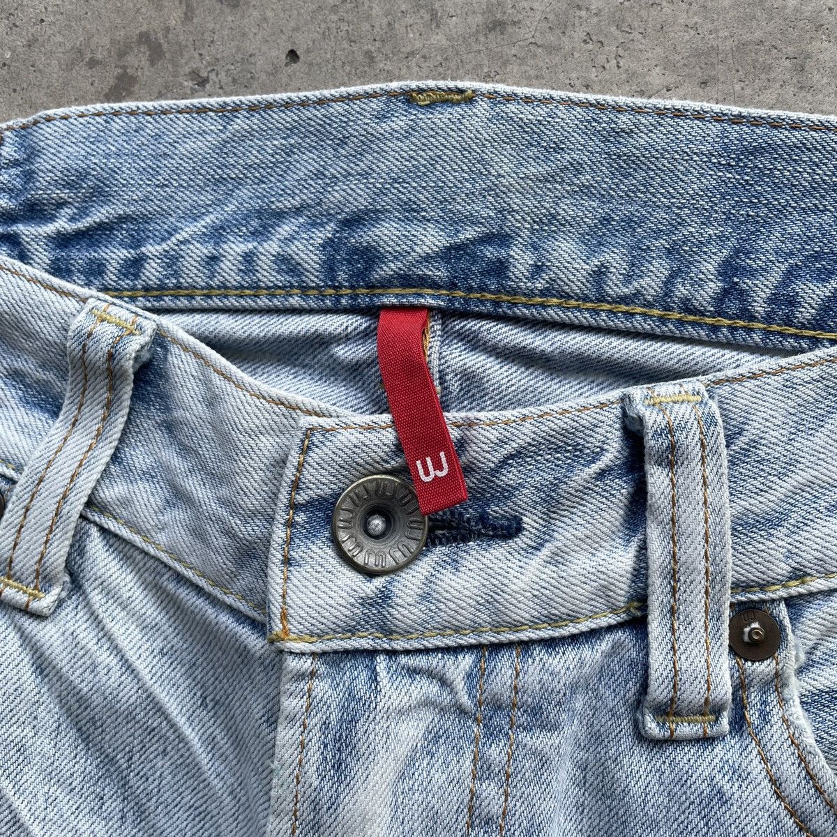 Japanese Brand W31x29🔥 Vintage Japanese Faded Distressed Denim Jeans Pants Size US 31 - 5 Thumbnail