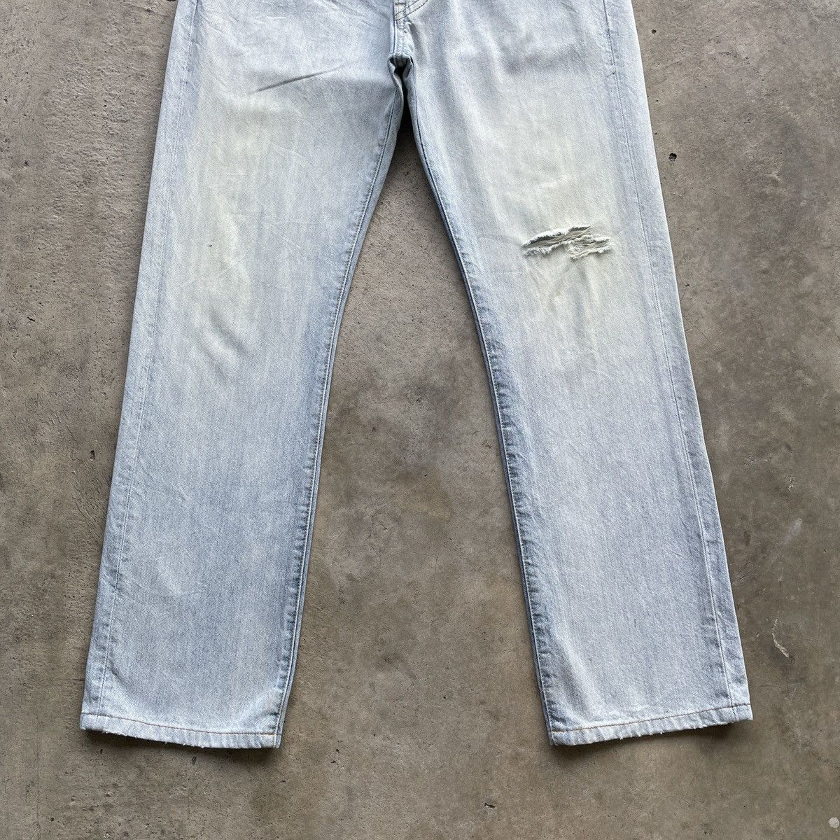 Japanese Brand W31x29🔥 Vintage Japanese Faded Distressed Denim Jeans Pants Size US 31 - 4 Thumbnail