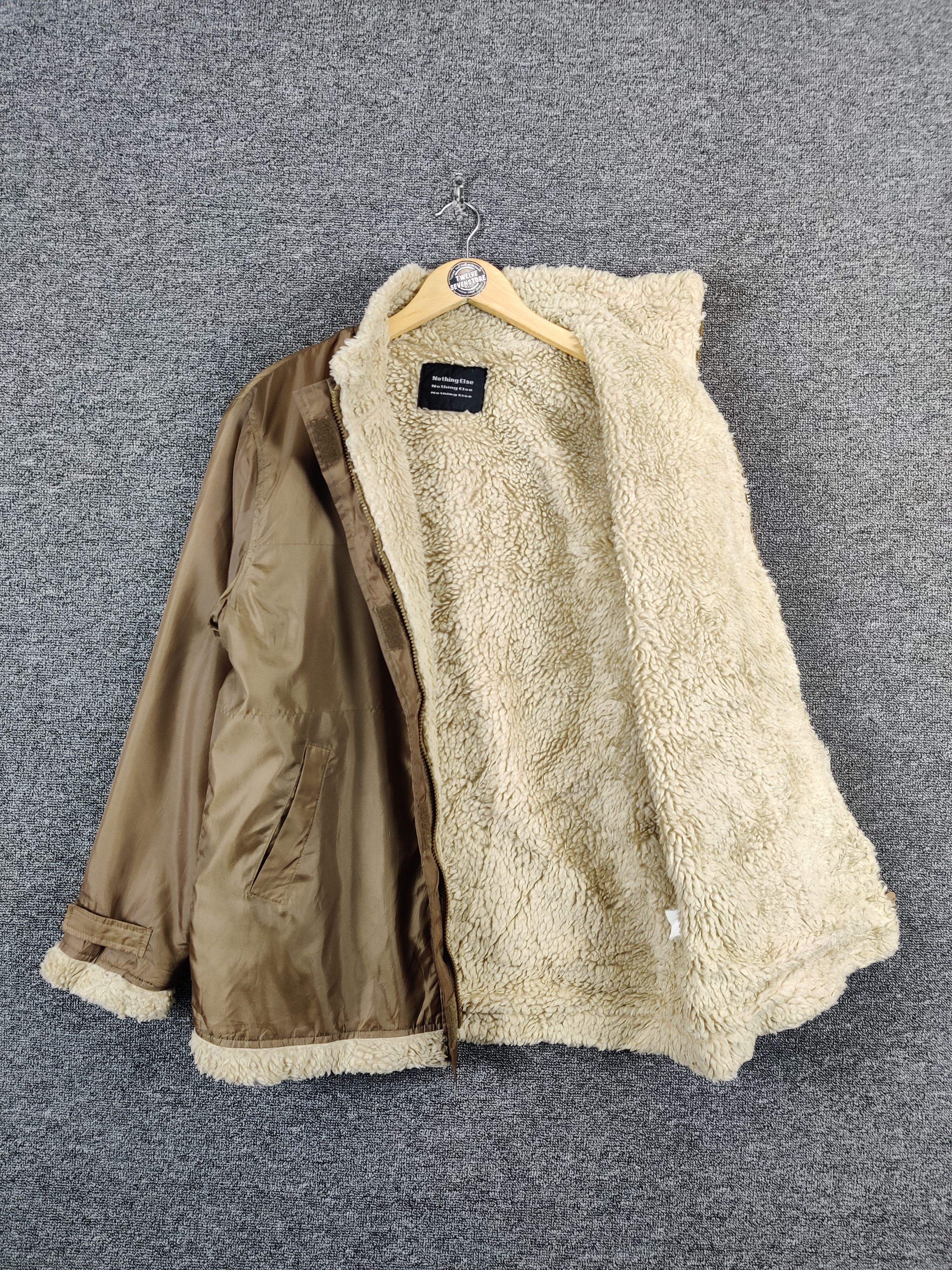 Designer Vintage Nothing Else Sherpa Lining Jacket Brown Size US L / EU 52-54 / 3 - 3 Thumbnail