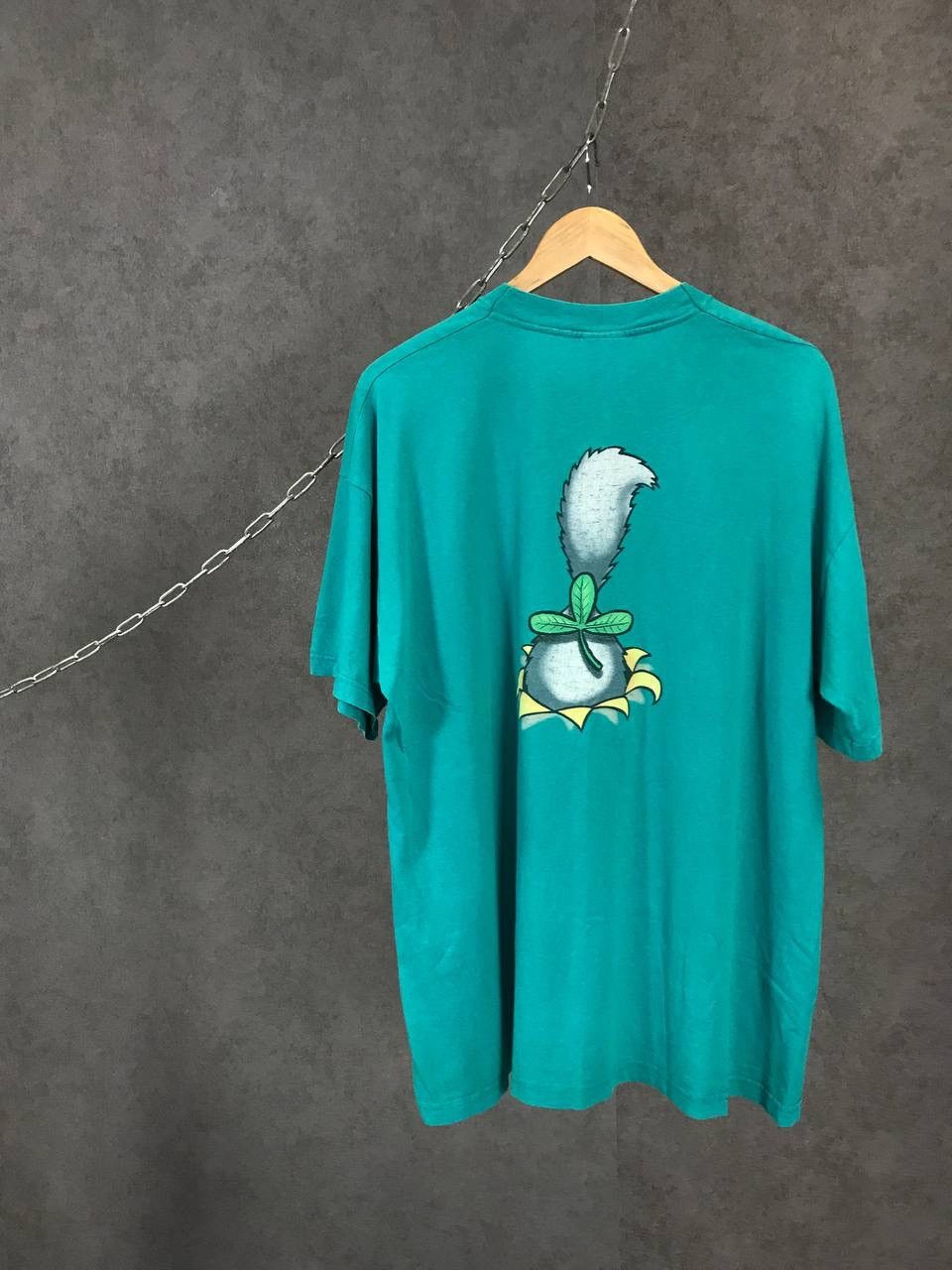 Vintage Charlie Chinchila vintage 1999 humor Overprinted tee Size US XL / EU 56 / 4 - 2 Thumbnail