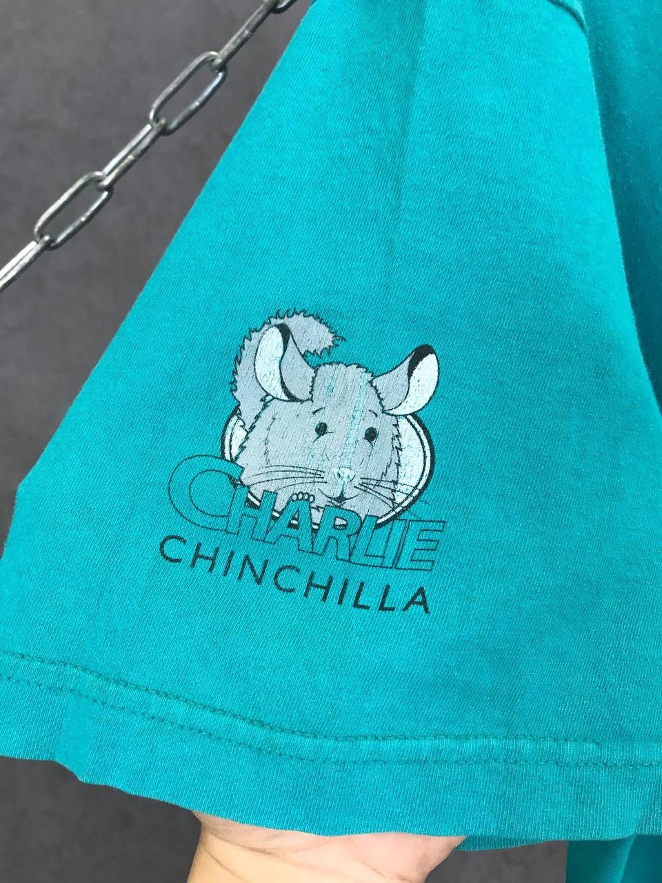 Vintage Charlie Chinchila vintage 1999 humor Overprinted tee Size US XL / EU 56 / 4 - 7 Thumbnail