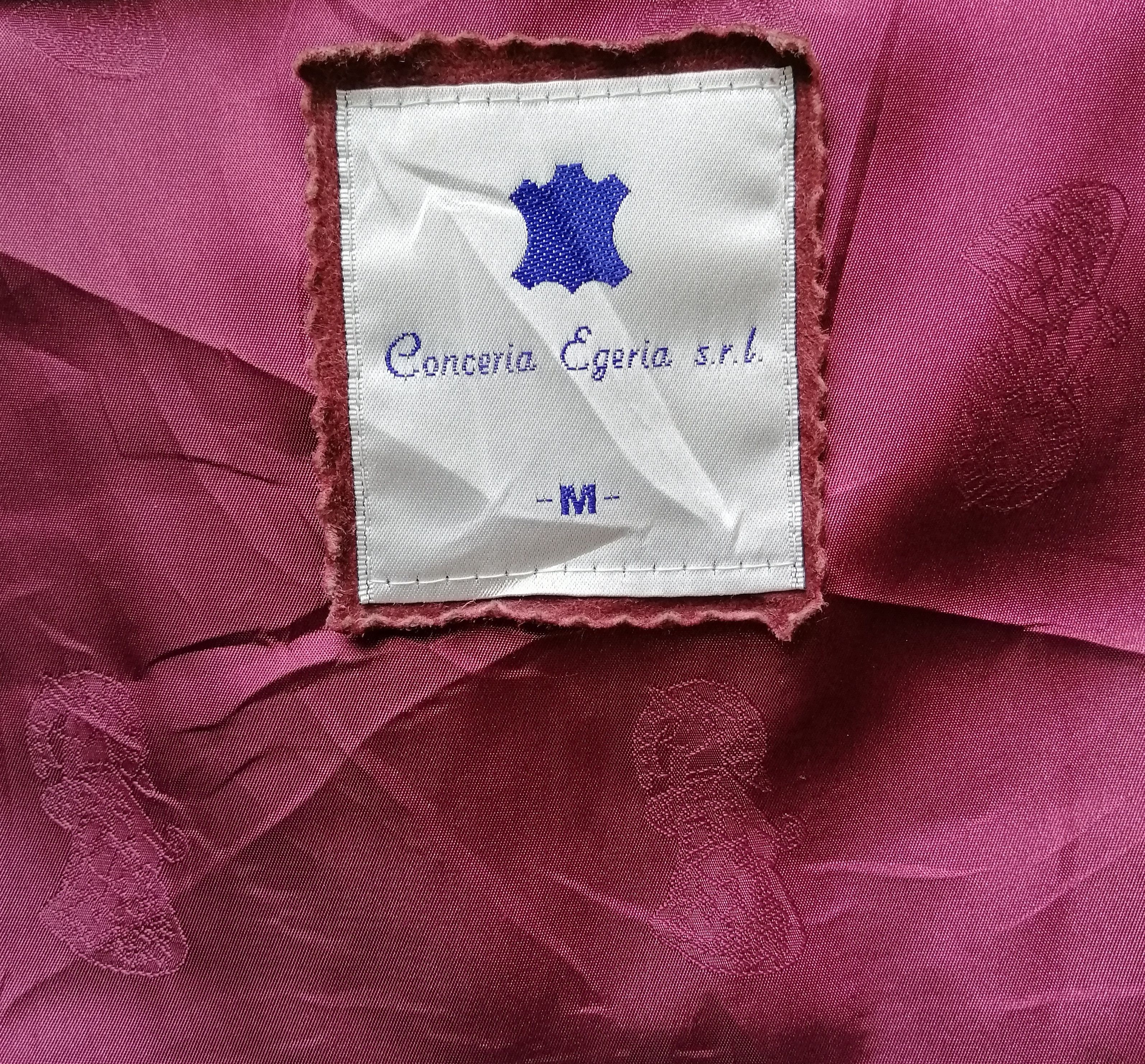 Vintage Vintage Conceria Egeria Goat Leather Bomber Jacket Size US M / EU 48-50 / 2 - 16 Thumbnail