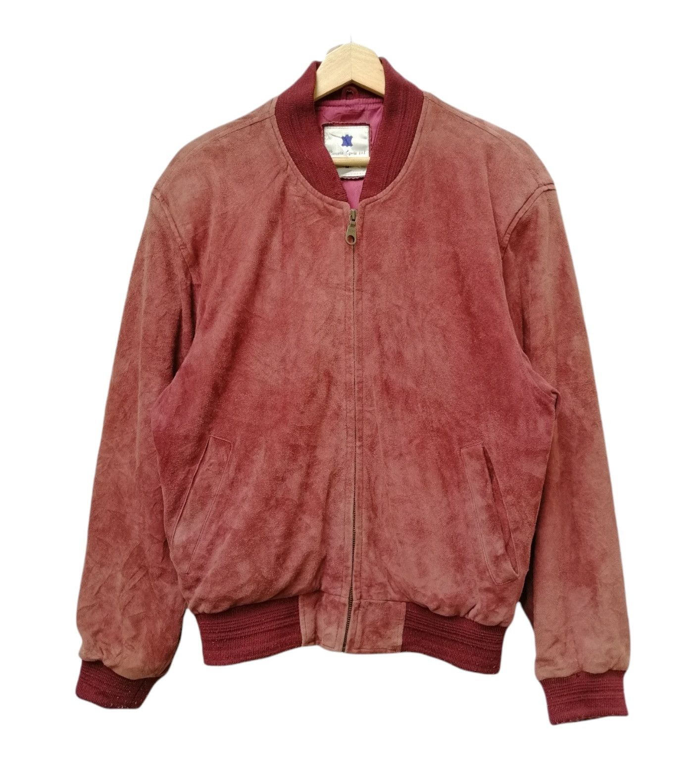Vintage Vintage Conceria Egeria Goat Leather Bomber Jacket Size US M / EU 48-50 / 2 - 7 Thumbnail