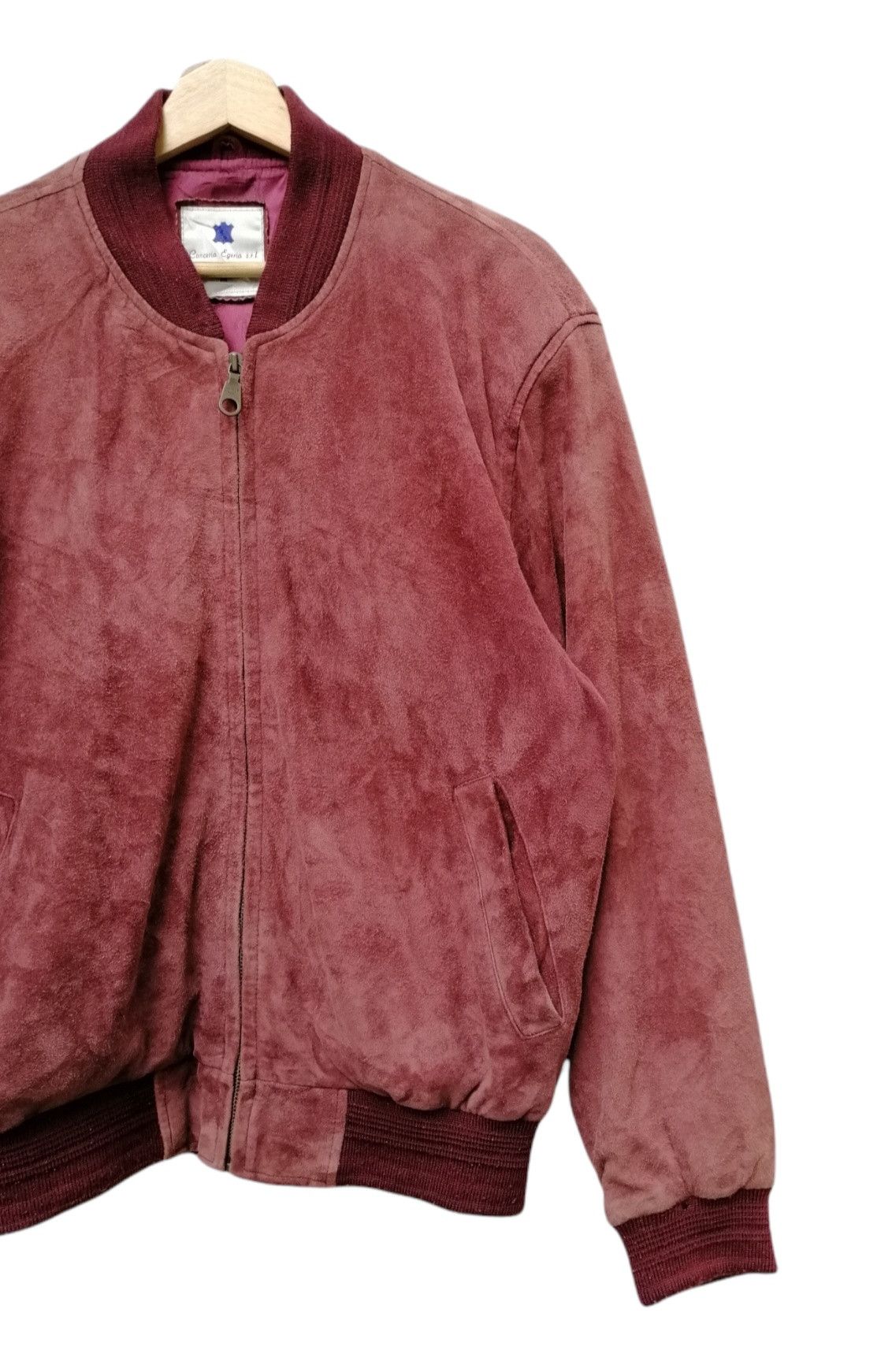 Vintage Vintage Conceria Egeria Goat Leather Bomber Jacket Size US M / EU 48-50 / 2 - 8 Thumbnail