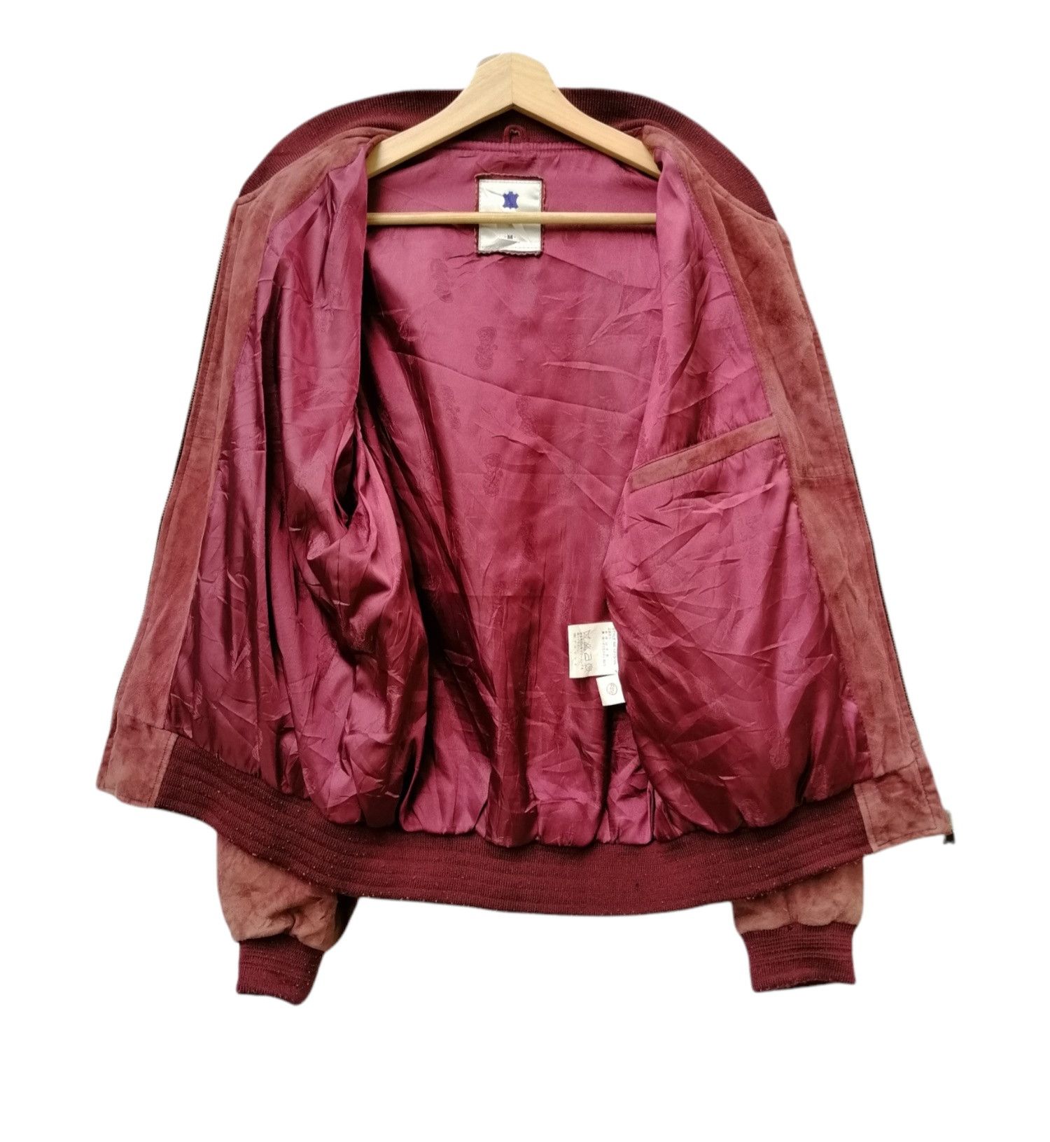 Vintage Vintage Conceria Egeria Goat Leather Bomber Jacket Size US M / EU 48-50 / 2 - 13 Thumbnail
