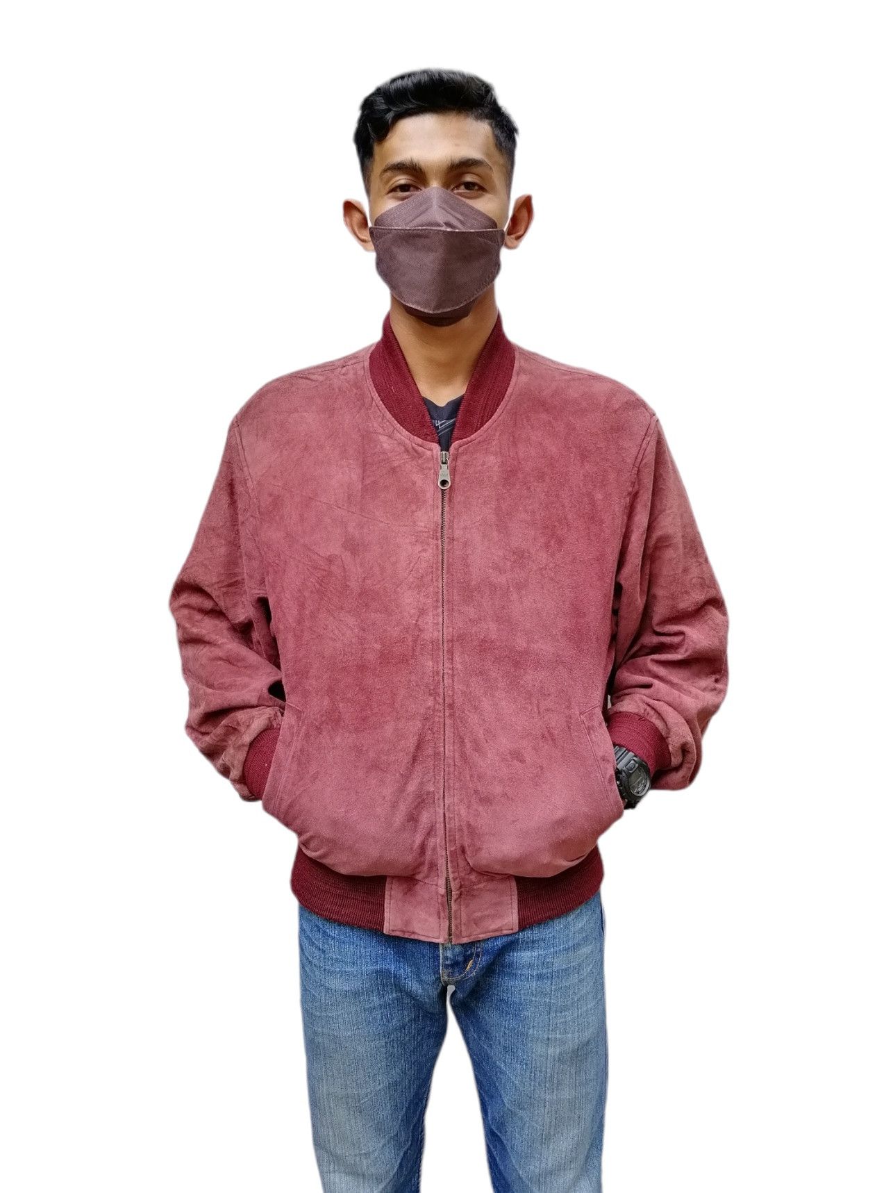Vintage Vintage Conceria Egeria Goat Leather Bomber Jacket Size US M / EU 48-50 / 2 - 3 Thumbnail