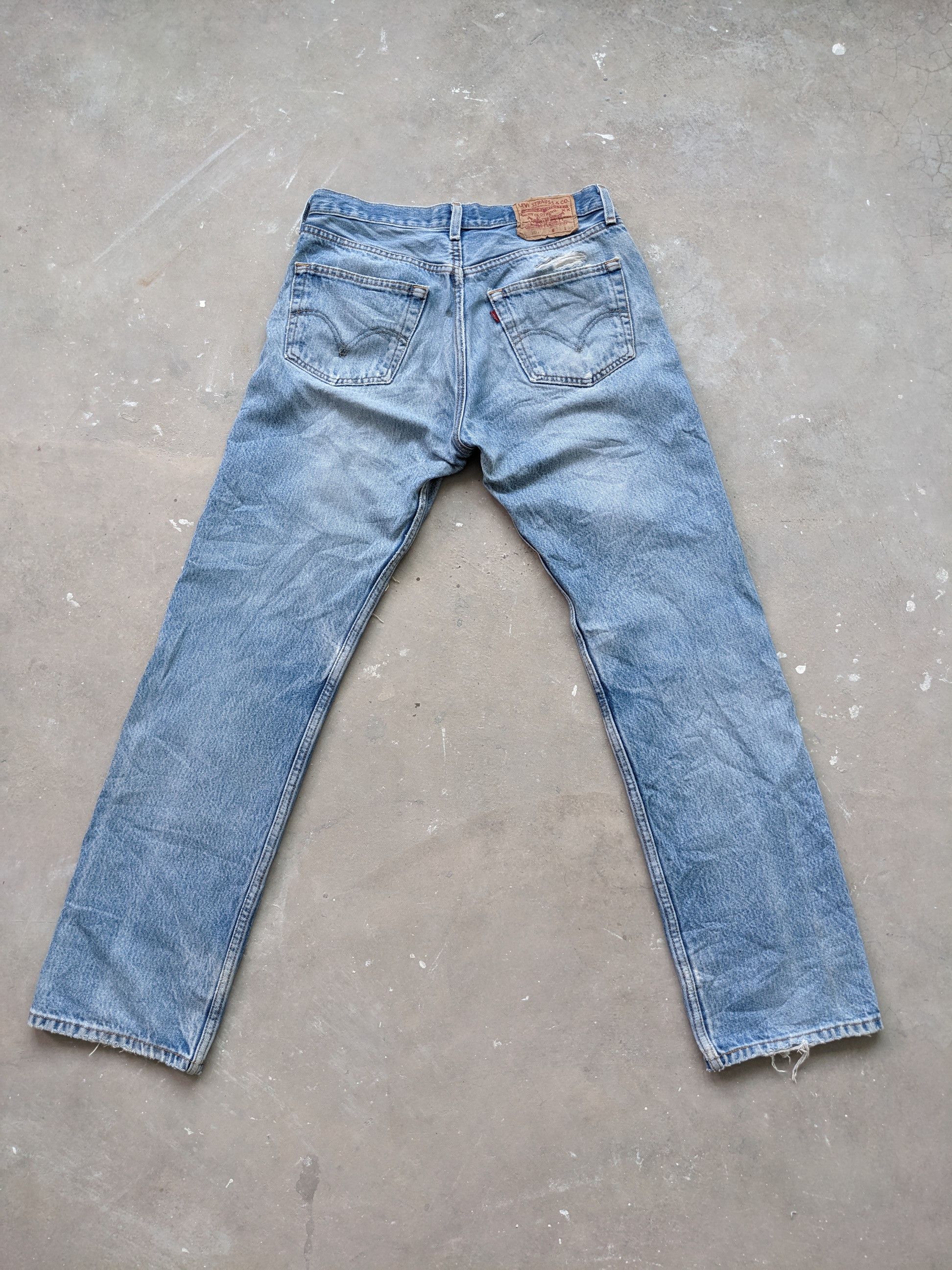 Levi's × Levi's Made & Crafted OPEN ORDER 🔥 Vintage Levis 501 Sashiko Boro Custom Made Size US 30 / EU 46 - 15 Thumbnail