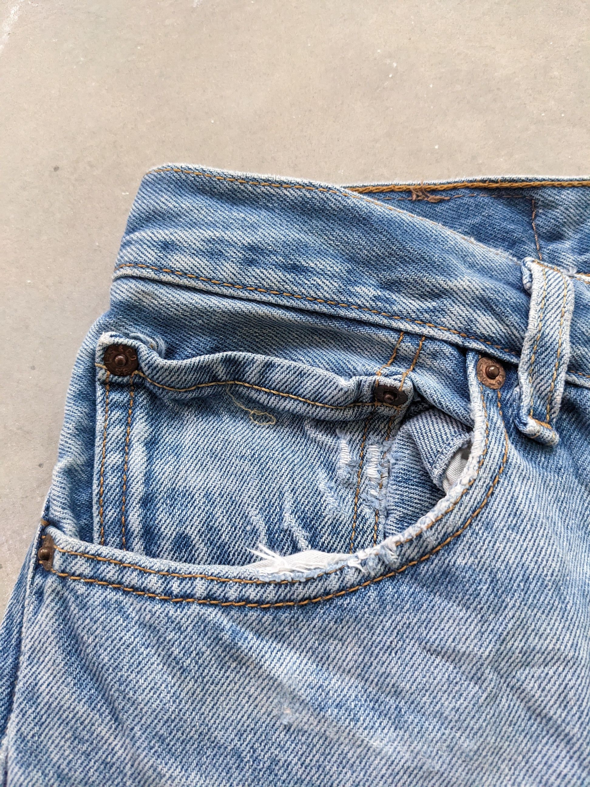 Levi's × Levi's Made & Crafted OPEN ORDER 🔥 Vintage Levis 501 Sashiko Boro Custom Made Size US 30 / EU 46 - 14 Thumbnail