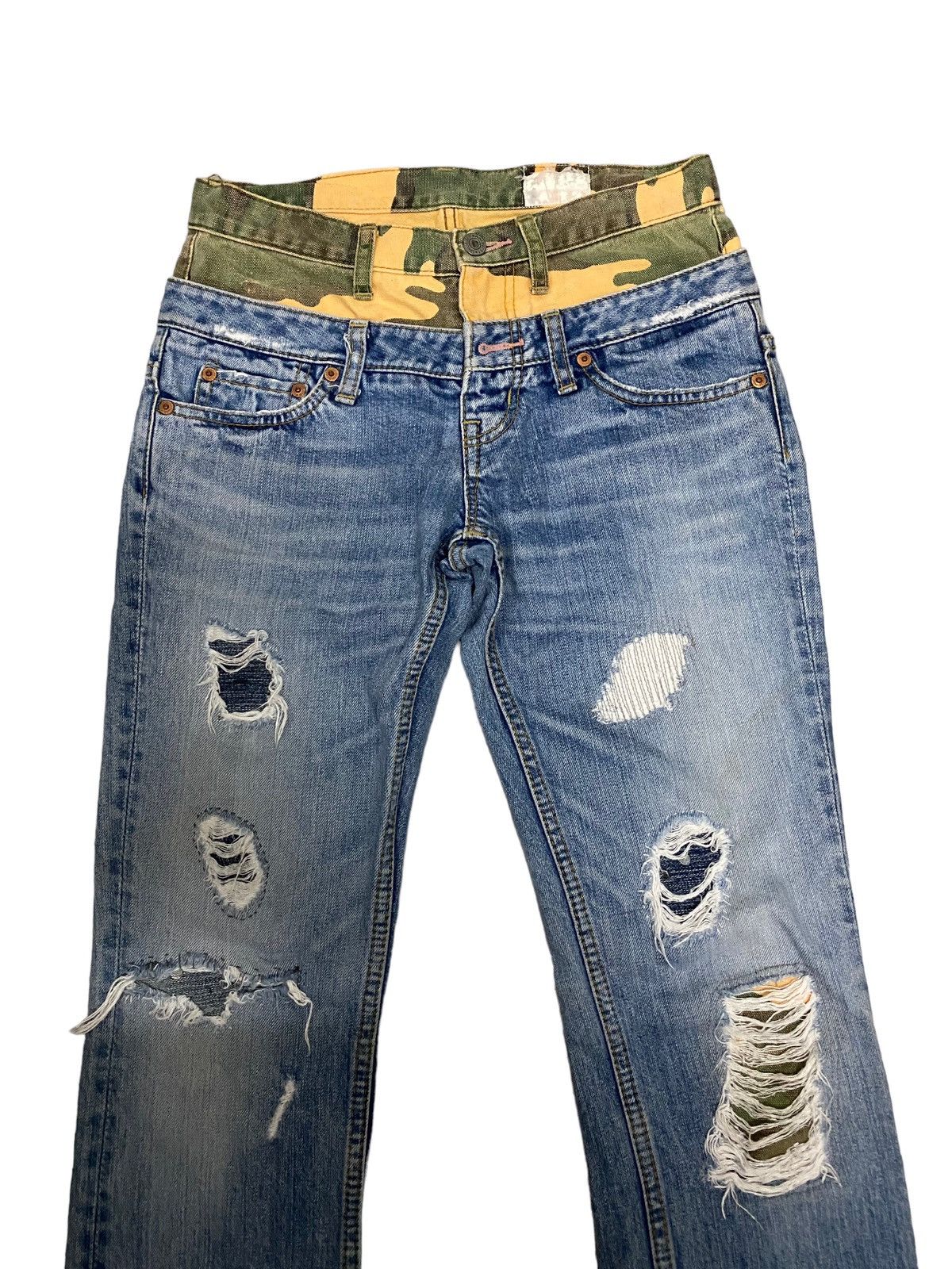 Japanese Brand × Vintage Vintage Antgauge Japanese Distress Denim Jeans Size US 28 / EU 44 - 3 Thumbnail