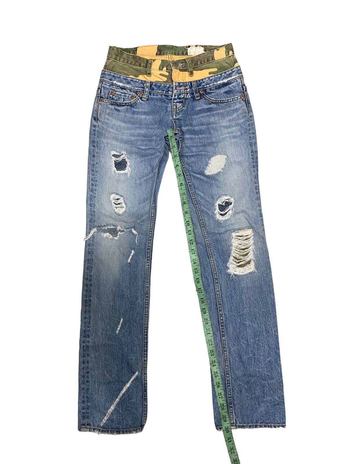 Japanese Brand × Vintage Vintage Antgauge Japanese Distress Denim Jeans Size US 28 / EU 44 - 14 Thumbnail