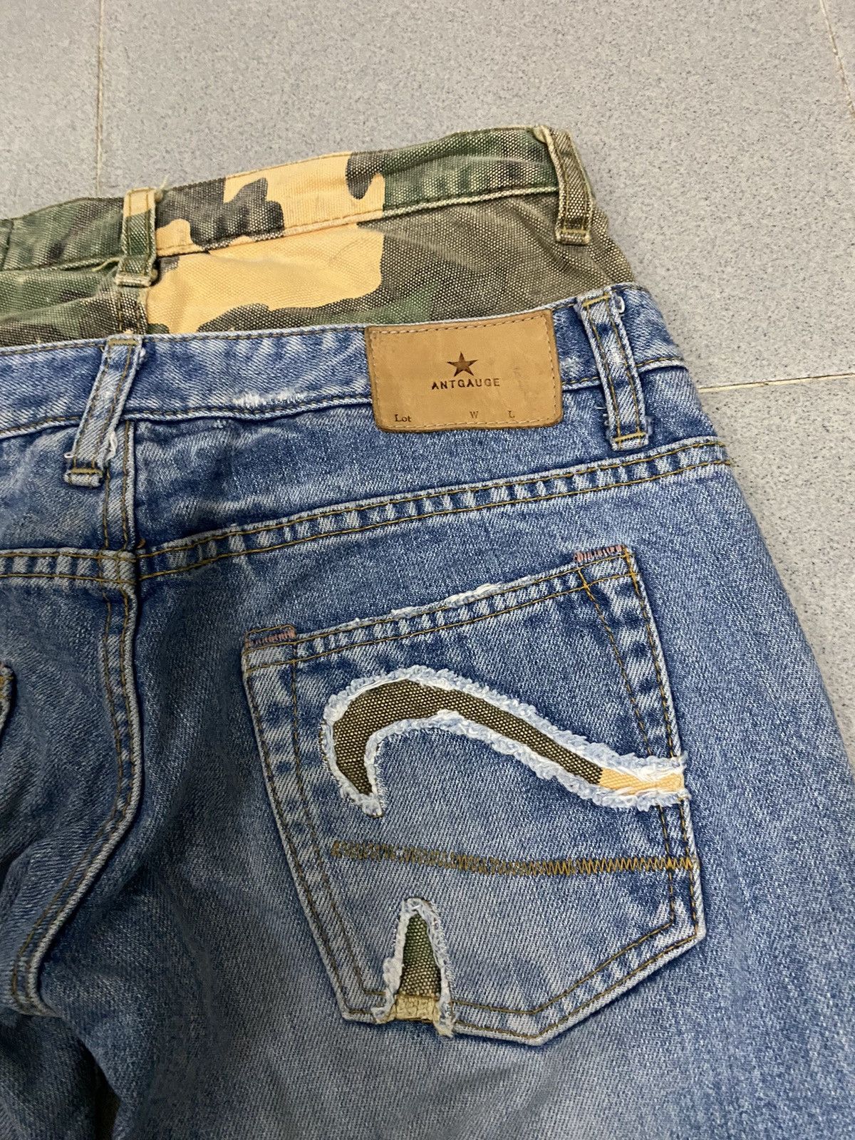 Japanese Brand × Vintage Vintage Antgauge Japanese Distress Denim Jeans Size US 28 / EU 44 - 5 Thumbnail