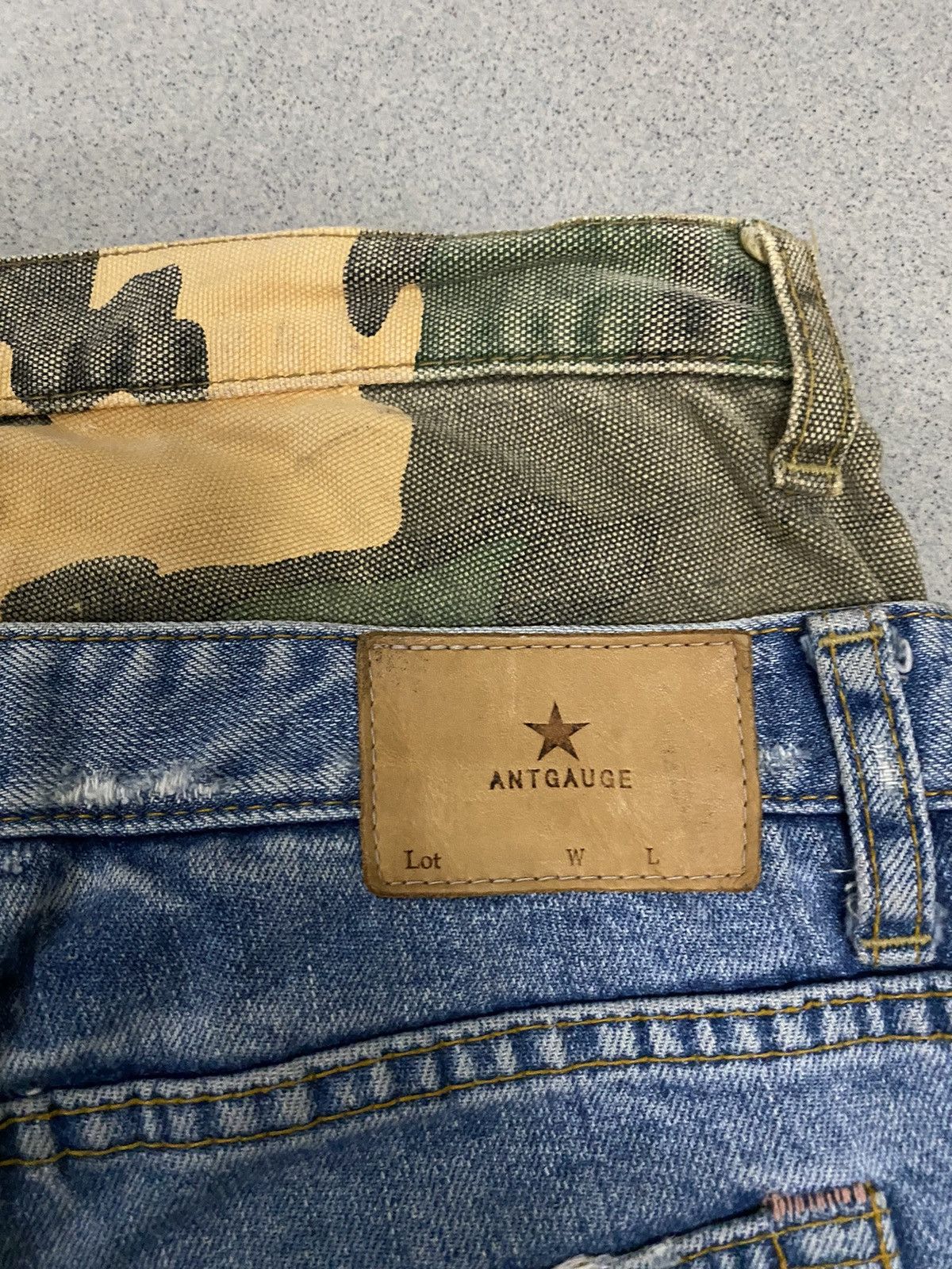 Japanese Brand × Vintage Vintage Antgauge Japanese Distress Denim Jeans Size US 28 / EU 44 - 6 Thumbnail