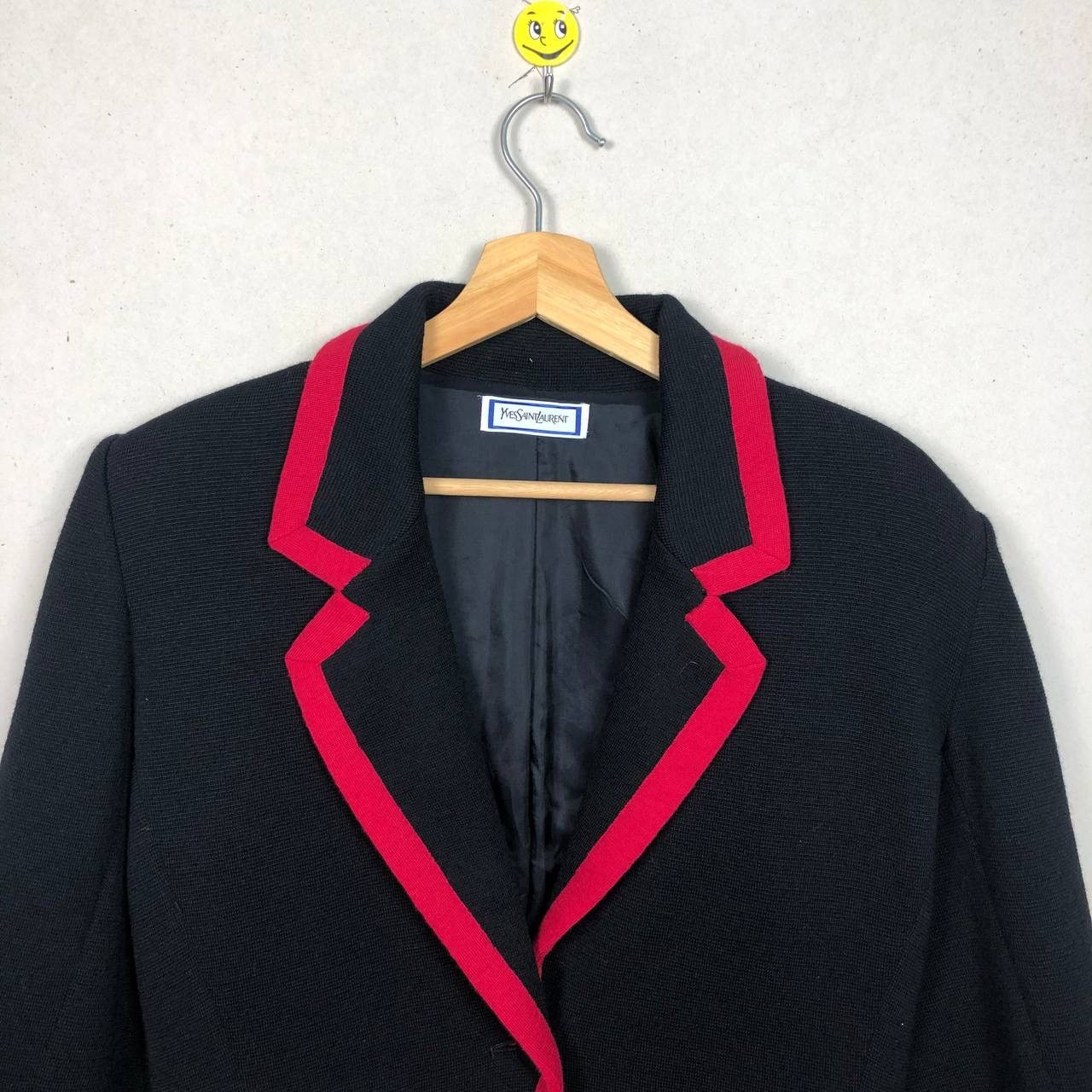 Yves Saint Laurent Yves Saint Laurent Cropped Top Coat YSL Black Pink Jacket Size M / US 6-8 / IT 42-44 - 4 Thumbnail