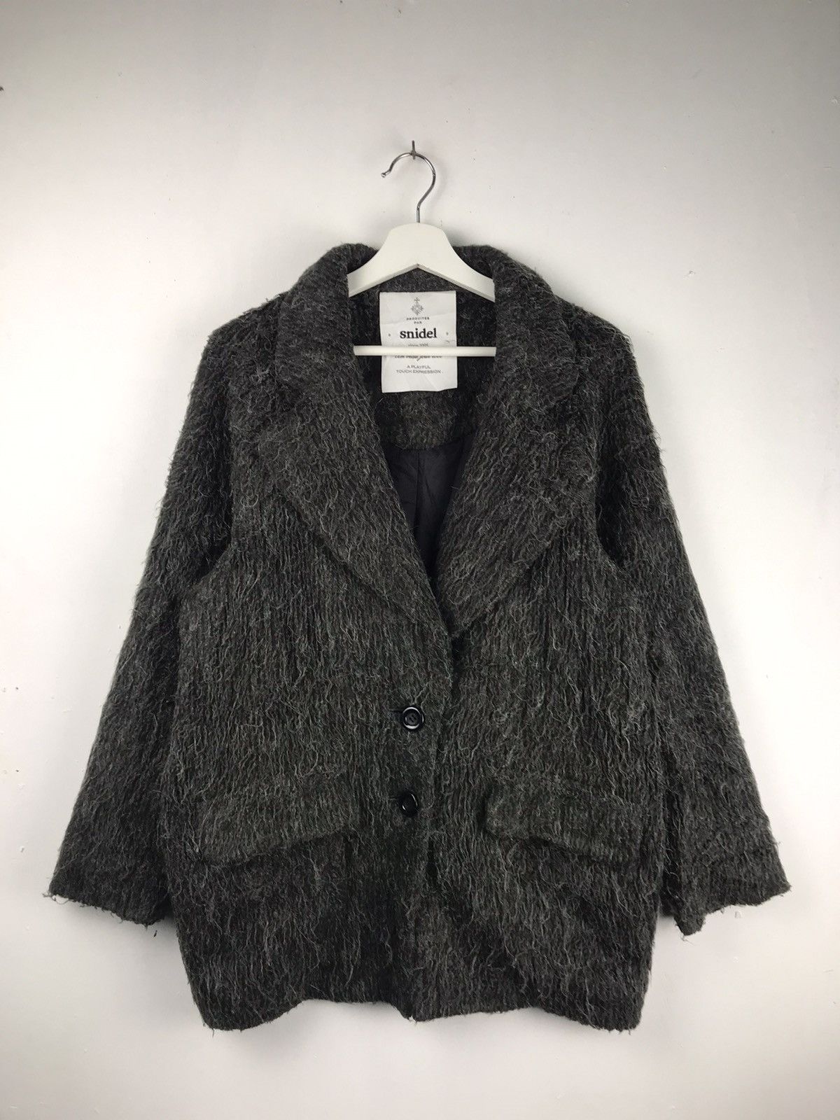 Japanese Brand × Vintage 🔥 Rare 🔥 Vintage Snidel Faux Fur Mohair Jacket Size US M / EU 48-50 / 2 - 1 Thumbnail