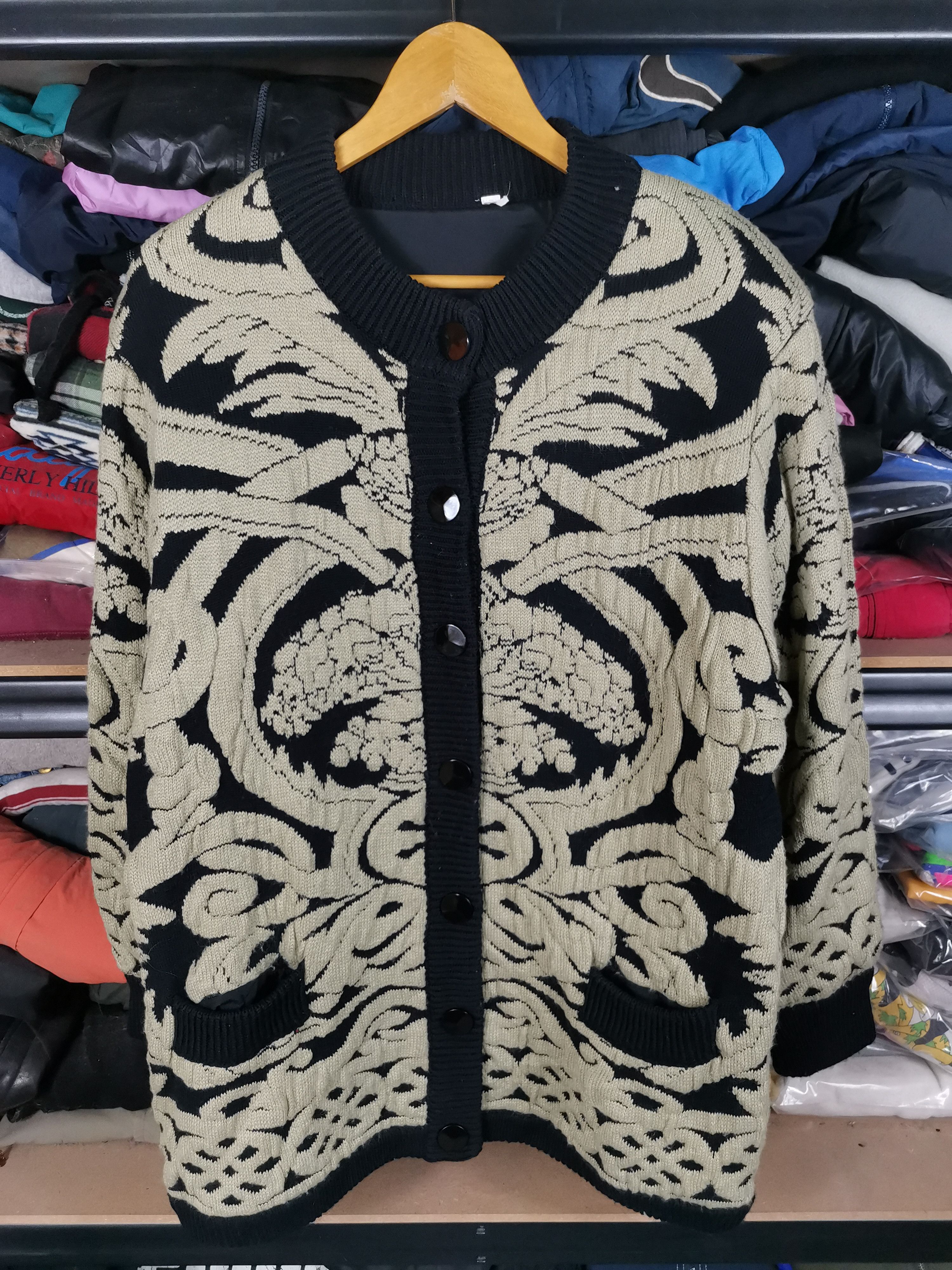 Japanese Brand Vintage Japanese Brand 3D Knited Cardigan Jacket Size US M / EU 48-50 / 2 - 1 Thumbnail