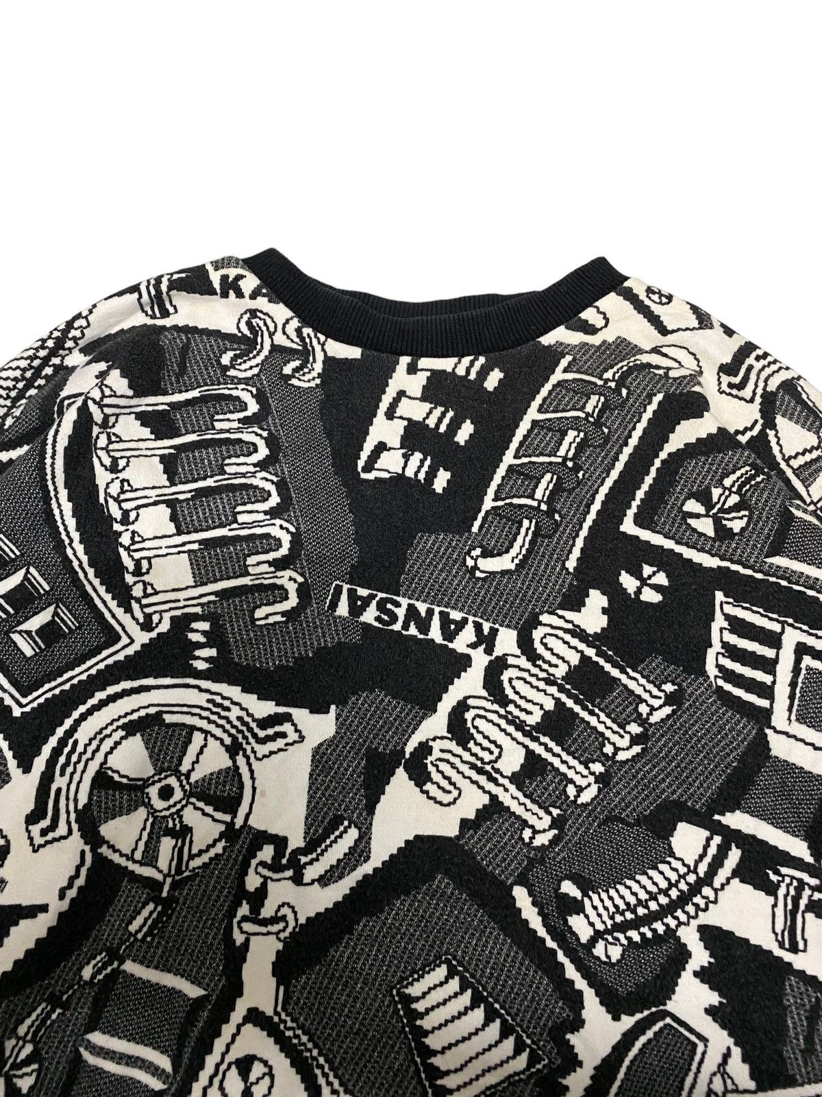 Kansai Yamamoto Vintage Kansai Yamamoto Fullprint Sweatshirt Size US M / EU 48-50 / 2 - 3 Thumbnail