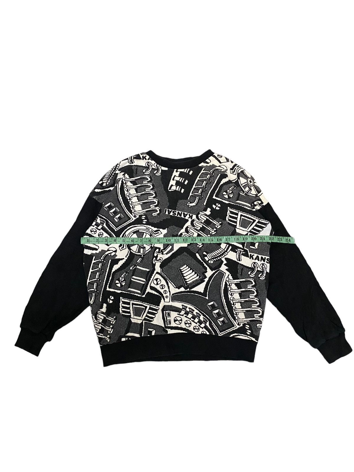 Kansai Yamamoto Vintage Kansai Yamamoto Fullprint Sweatshirt Size US M / EU 48-50 / 2 - 7 Thumbnail