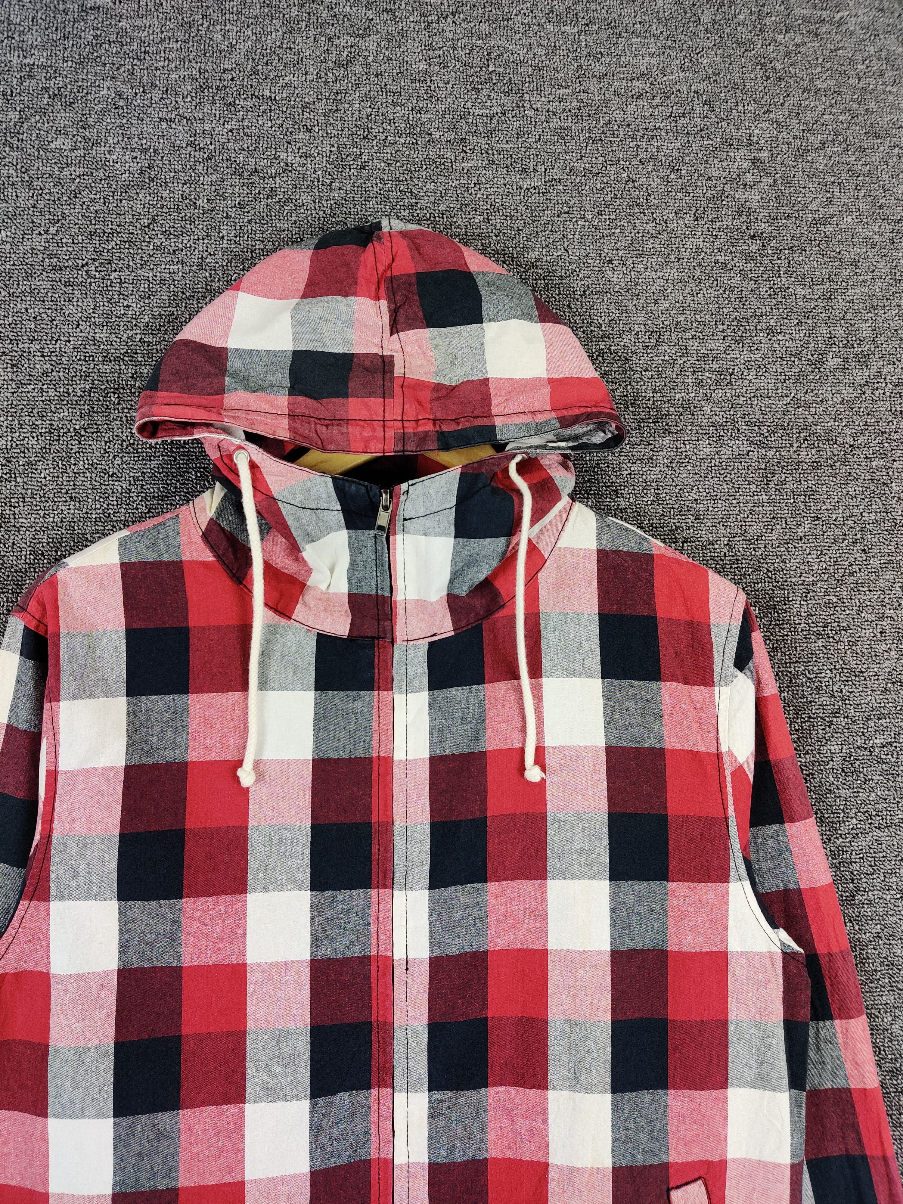 Japanese Brand Vintage Marlond Elements Checkered Hoodie Nice Design Size US L / EU 52-54 / 3 - 4 Thumbnail