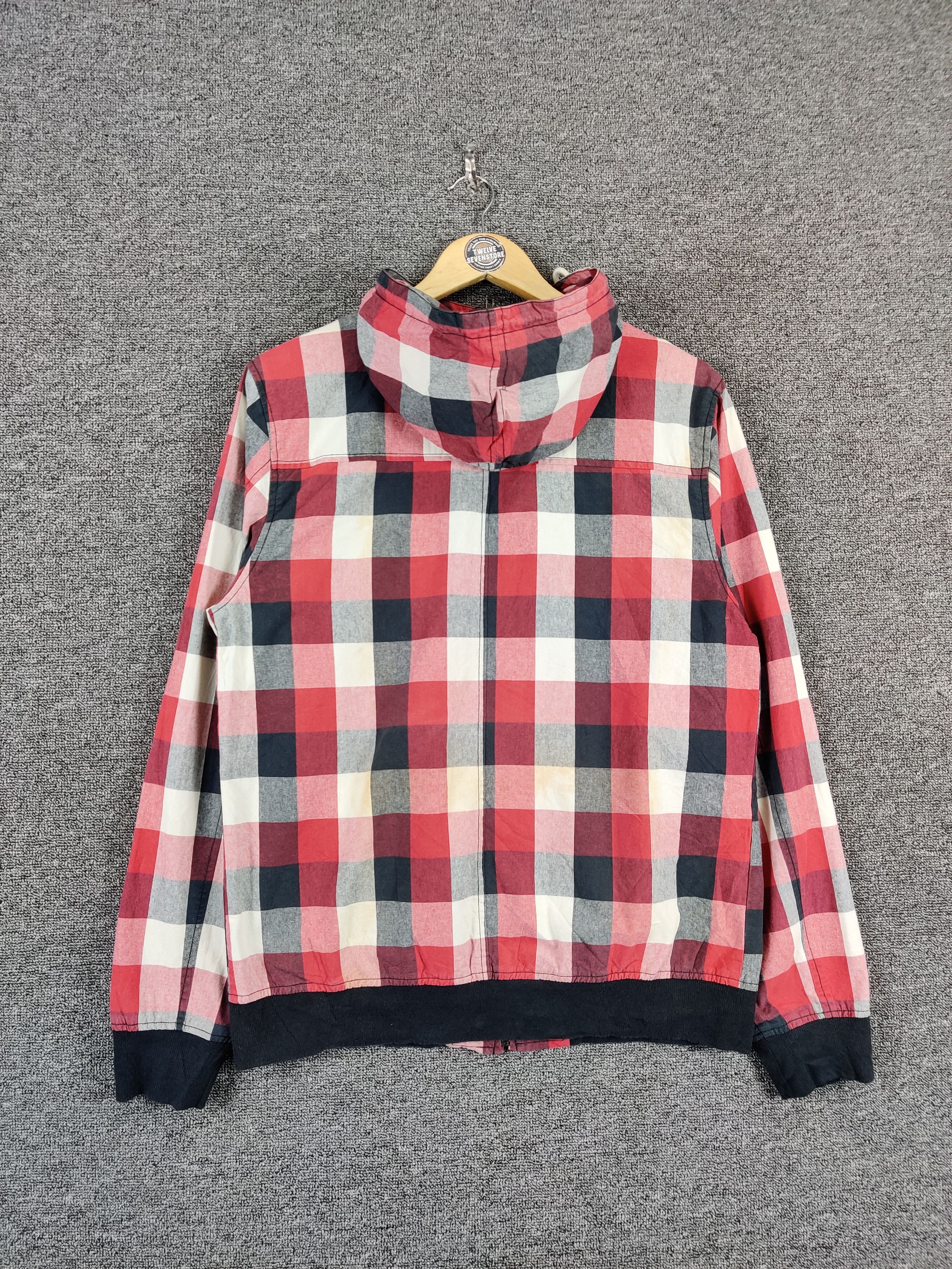 Japanese Brand Vintage Marlond Elements Checkered Hoodie Nice Design Size US L / EU 52-54 / 3 - 13 Thumbnail