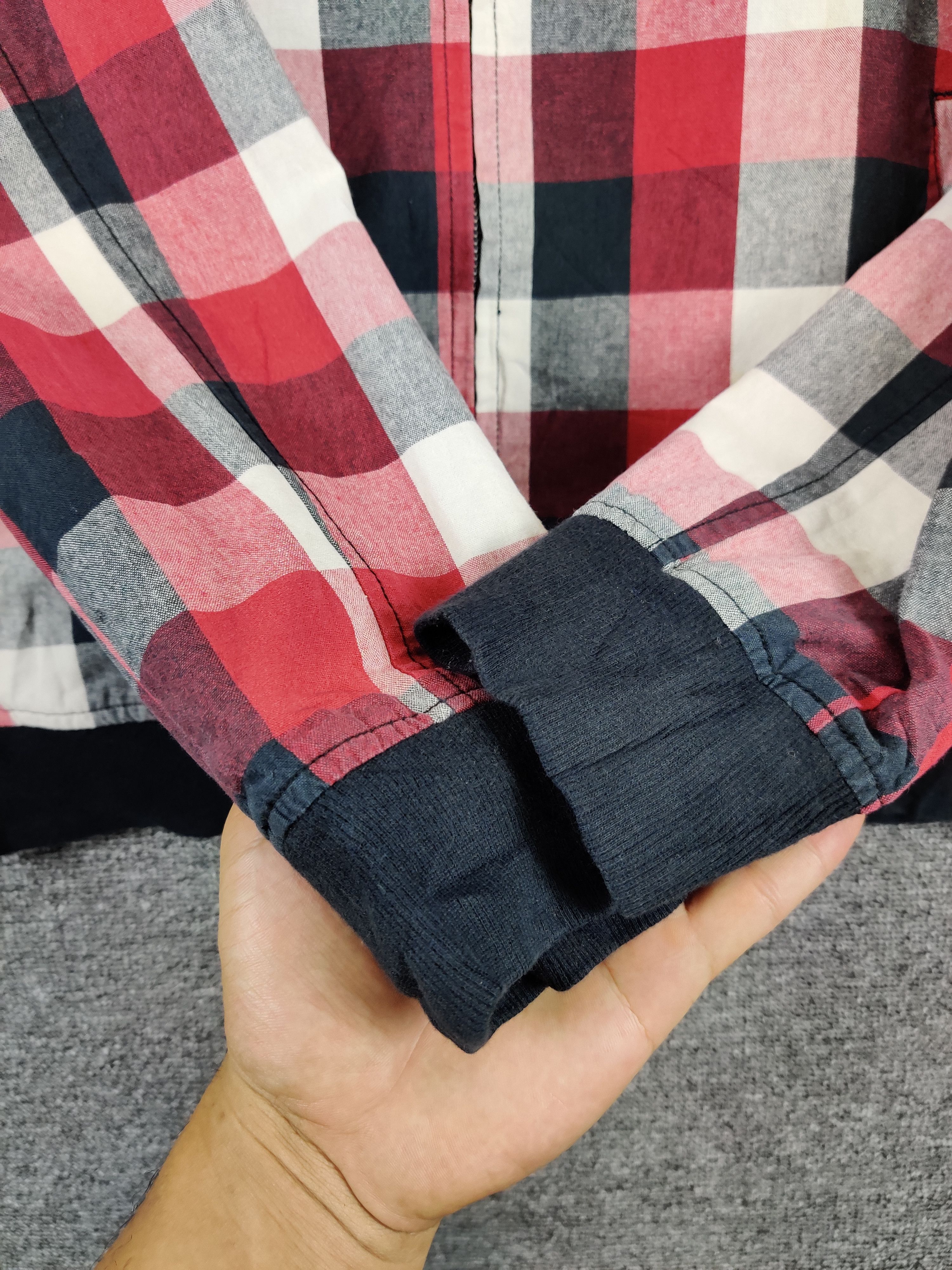 Japanese Brand Vintage Marlond Elements Checkered Hoodie Nice Design Size US L / EU 52-54 / 3 - 6 Thumbnail