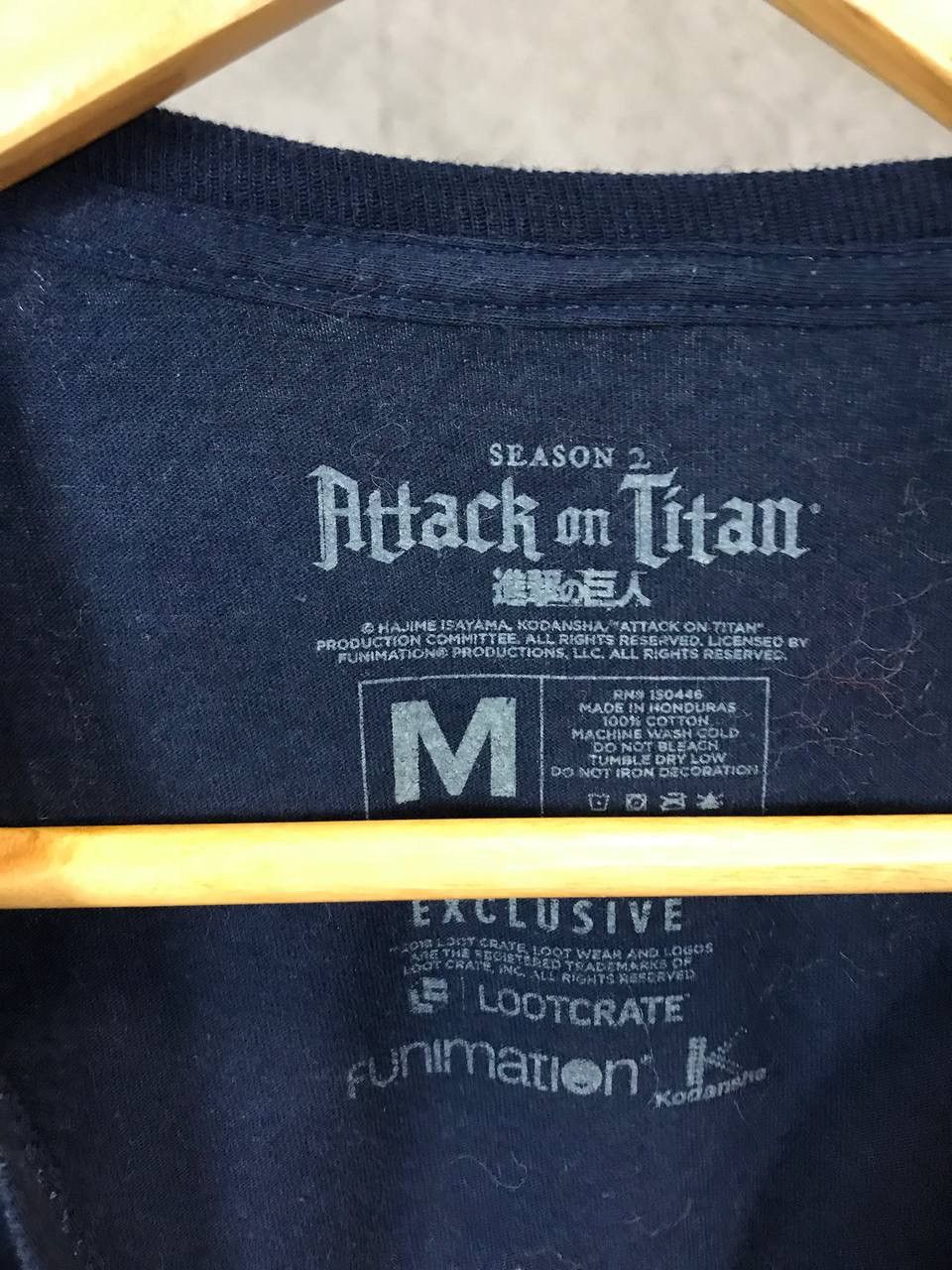 Anime Attack on Titan anima comics Japanese tee Size US M / EU 48-50 / 2 - 4 Thumbnail