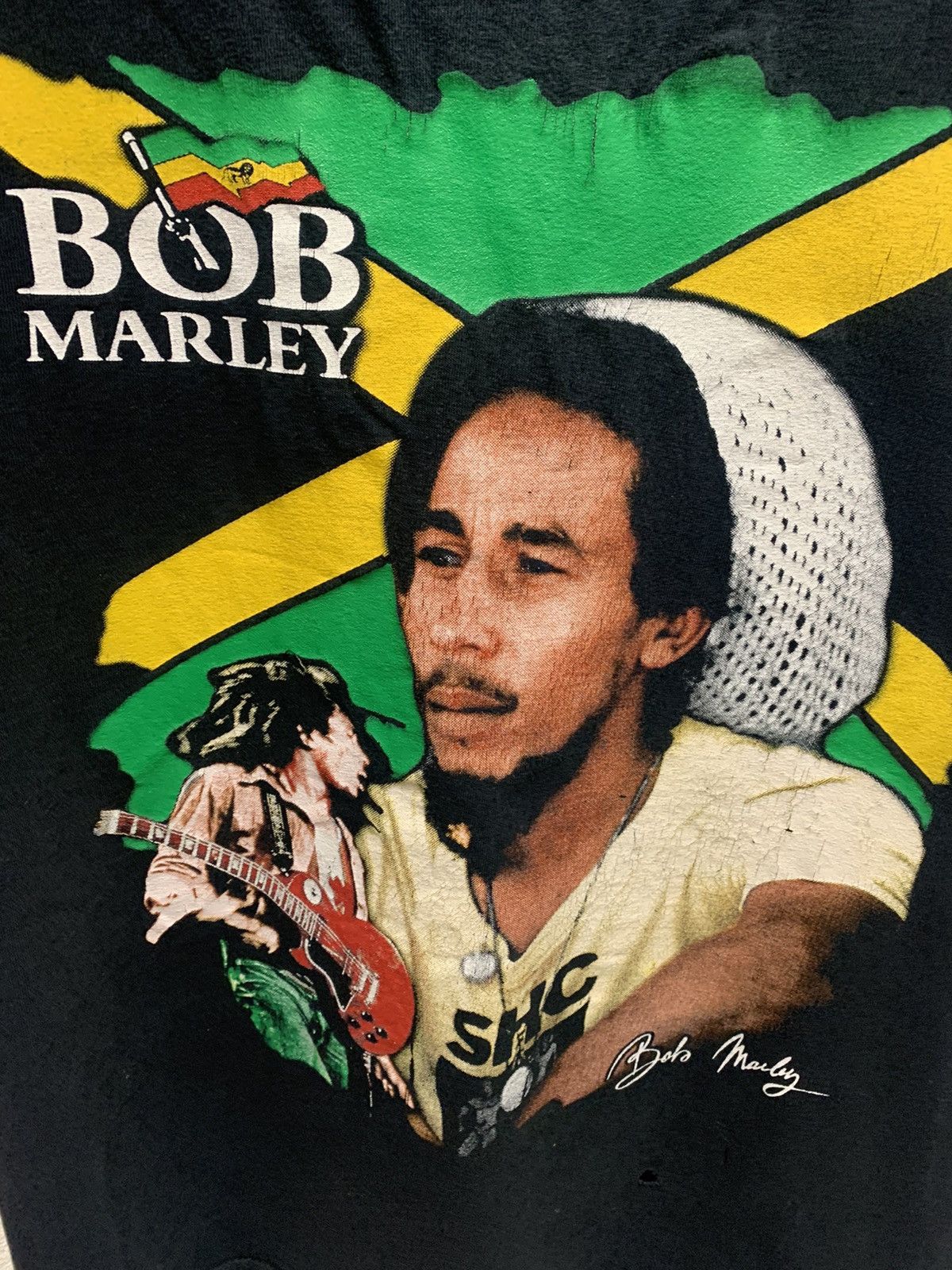 Bob Marley Bob Marley big logo vintage t-shirt Xl Gildan rare rap Size US XL / EU 56 / 4 - 2 Thumbnail