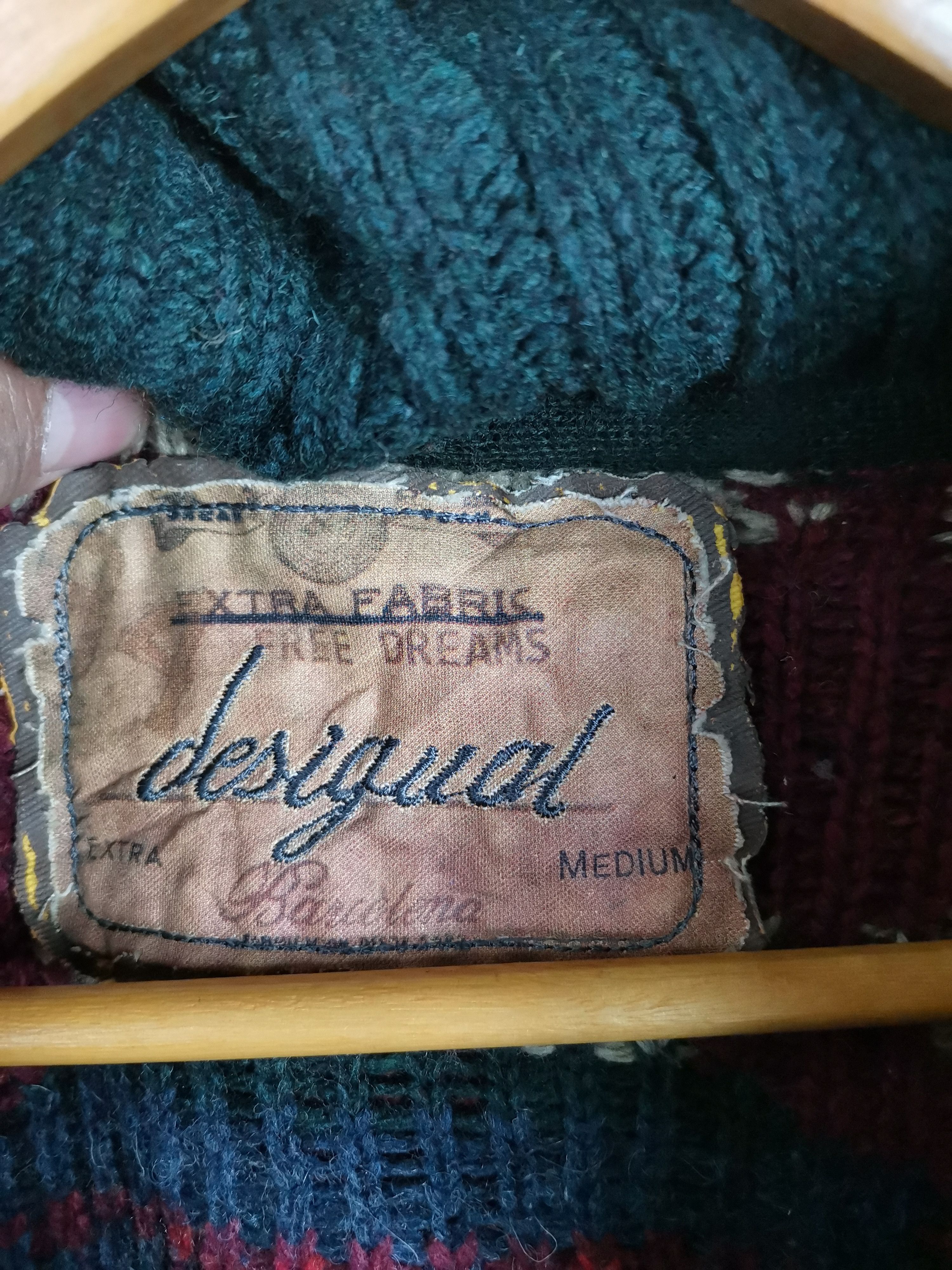 If Six Was Nine Vintage Desigual Navajo Knit Jacket Size US M / EU 48-50 / 2 - 6 Thumbnail